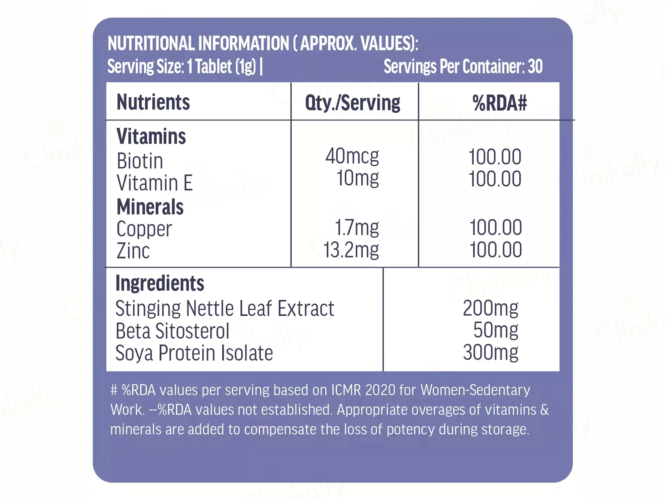 HK Vitals DHT Blocker With Biotin Tablet - Image 4
