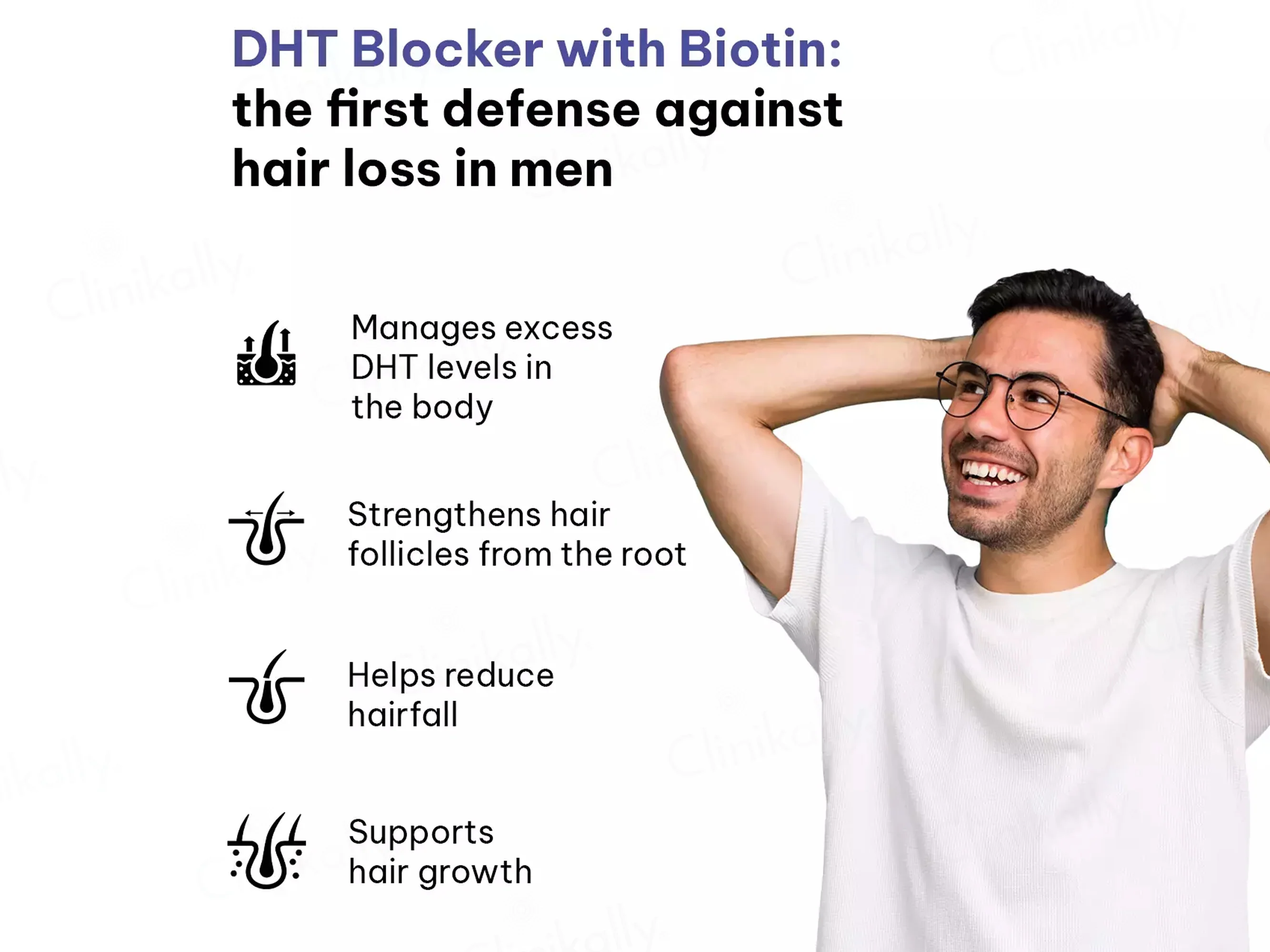 HK Vitals DHT Blocker With Biotin Tablet - Image 6