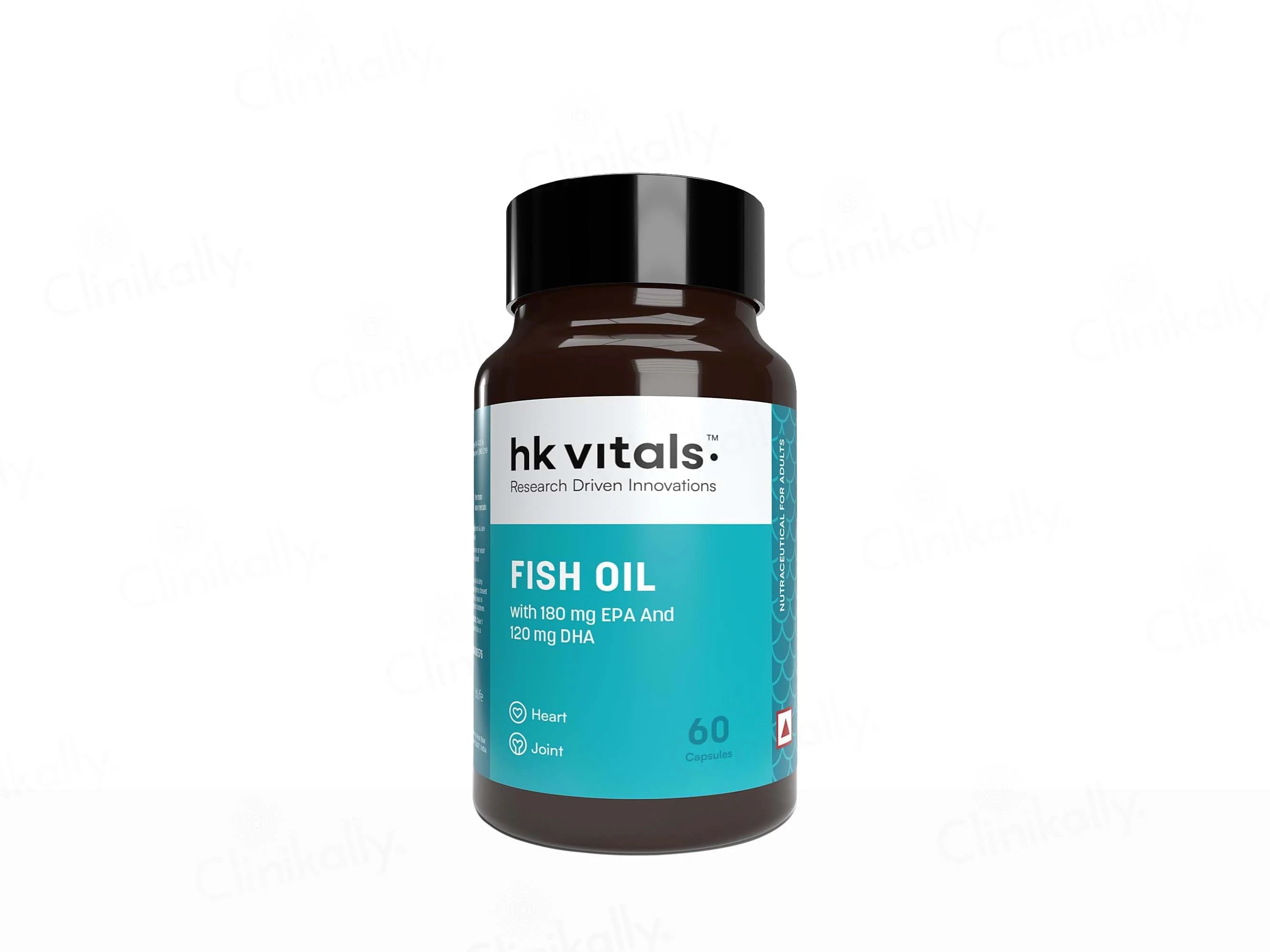 HK Vitals Fish Oil 1000mg with 180mg EPA and 120mg DHA Capsule - Image 4