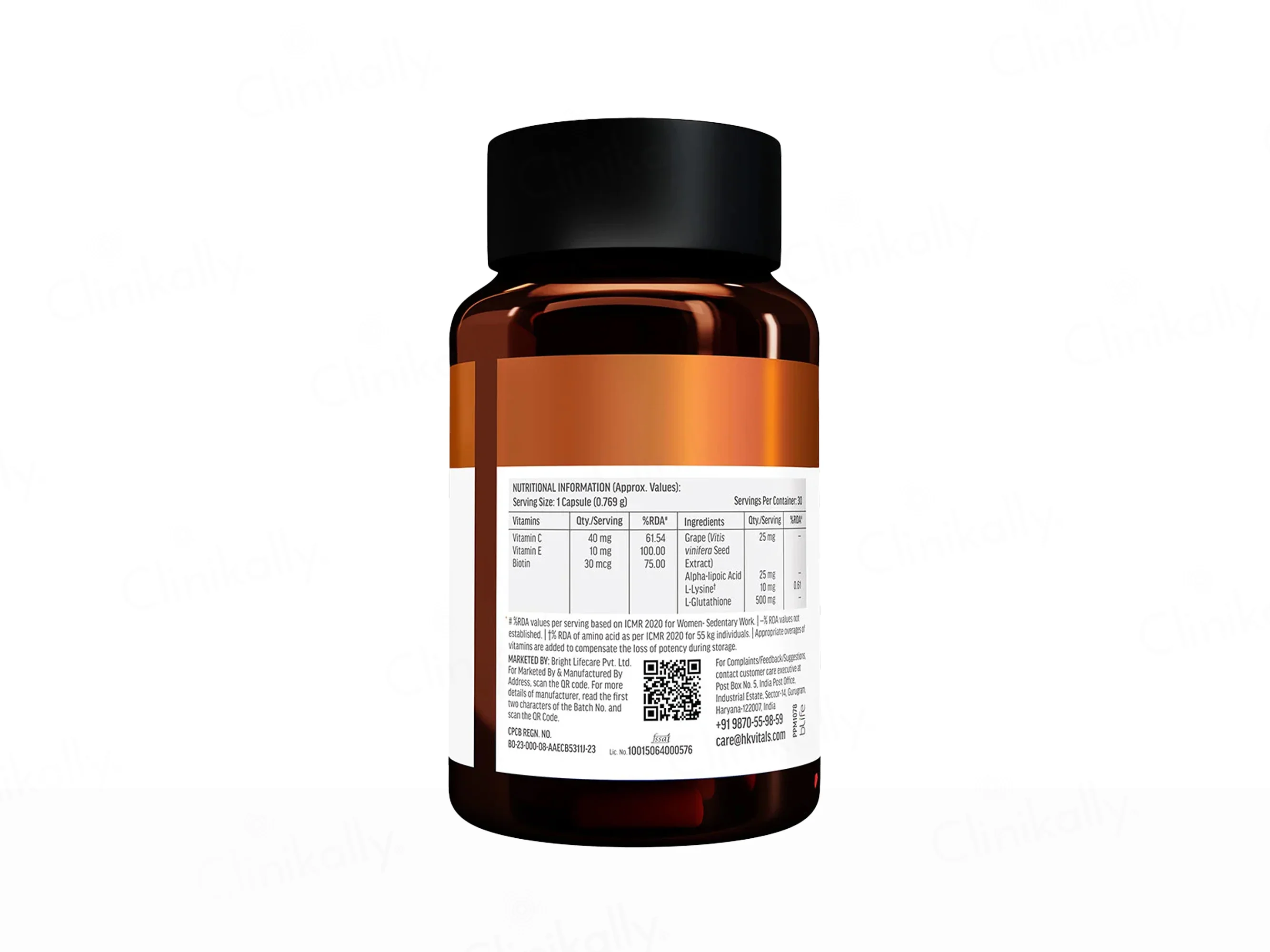 HK Vitals Glutathione With Vitamin C & E Capsule - Image 7