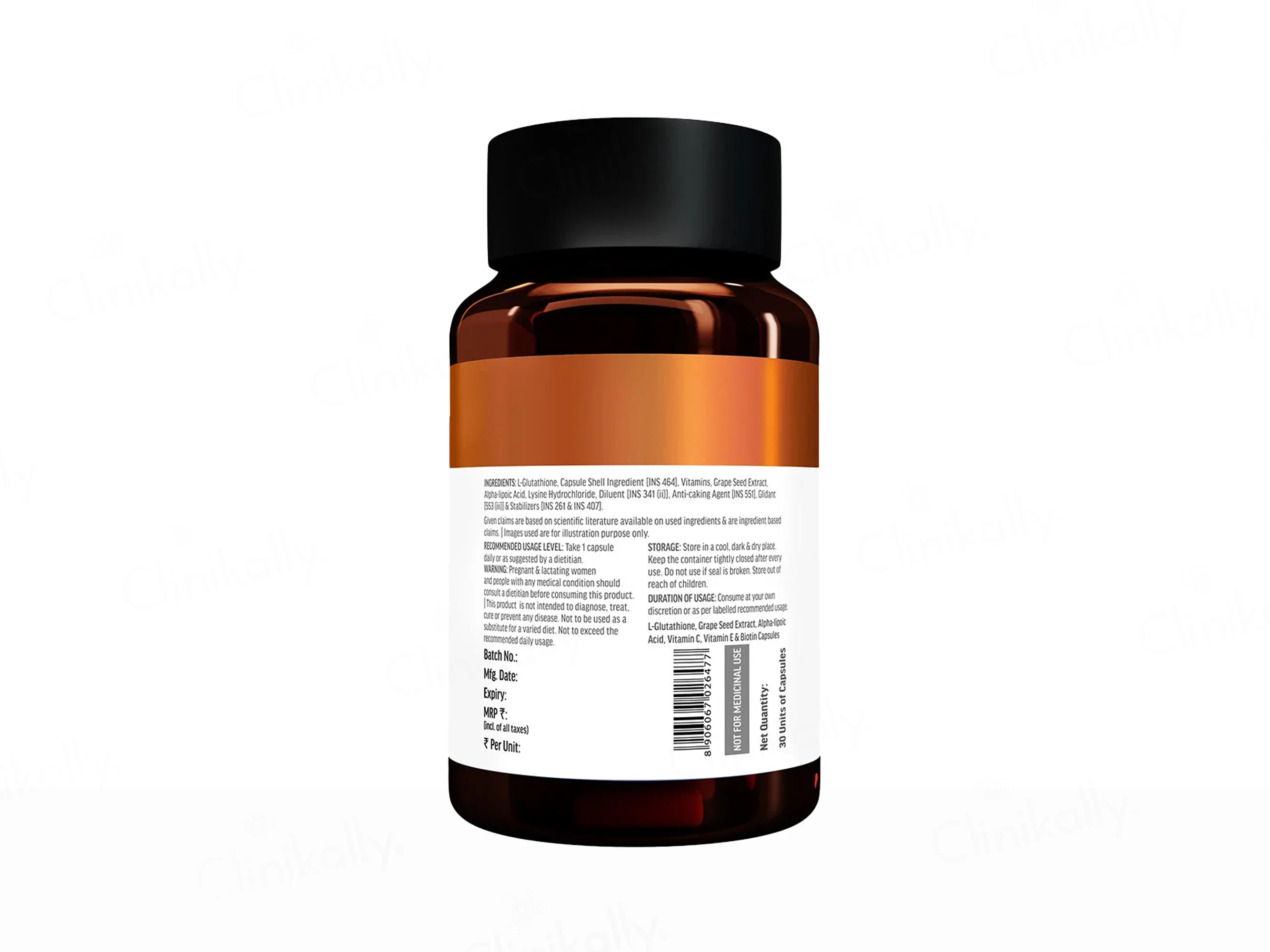 HK Vitals Glutathione With Vitamin C & E Capsule - Image 8