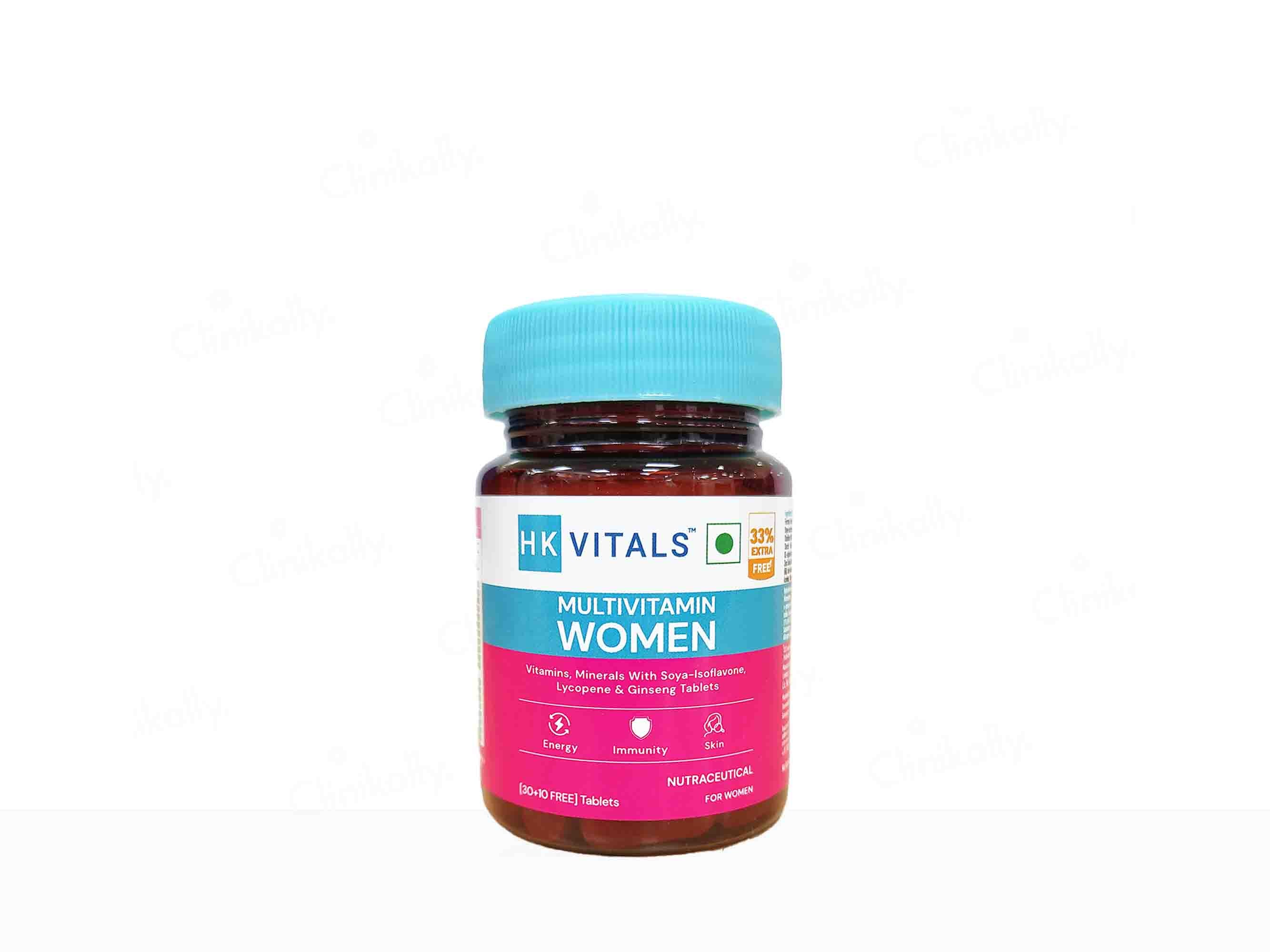 HK Vitals Multivitamin With Soya-Isoflavones, Lycopene & Ginseng Extract Tablet For Women - Image 8