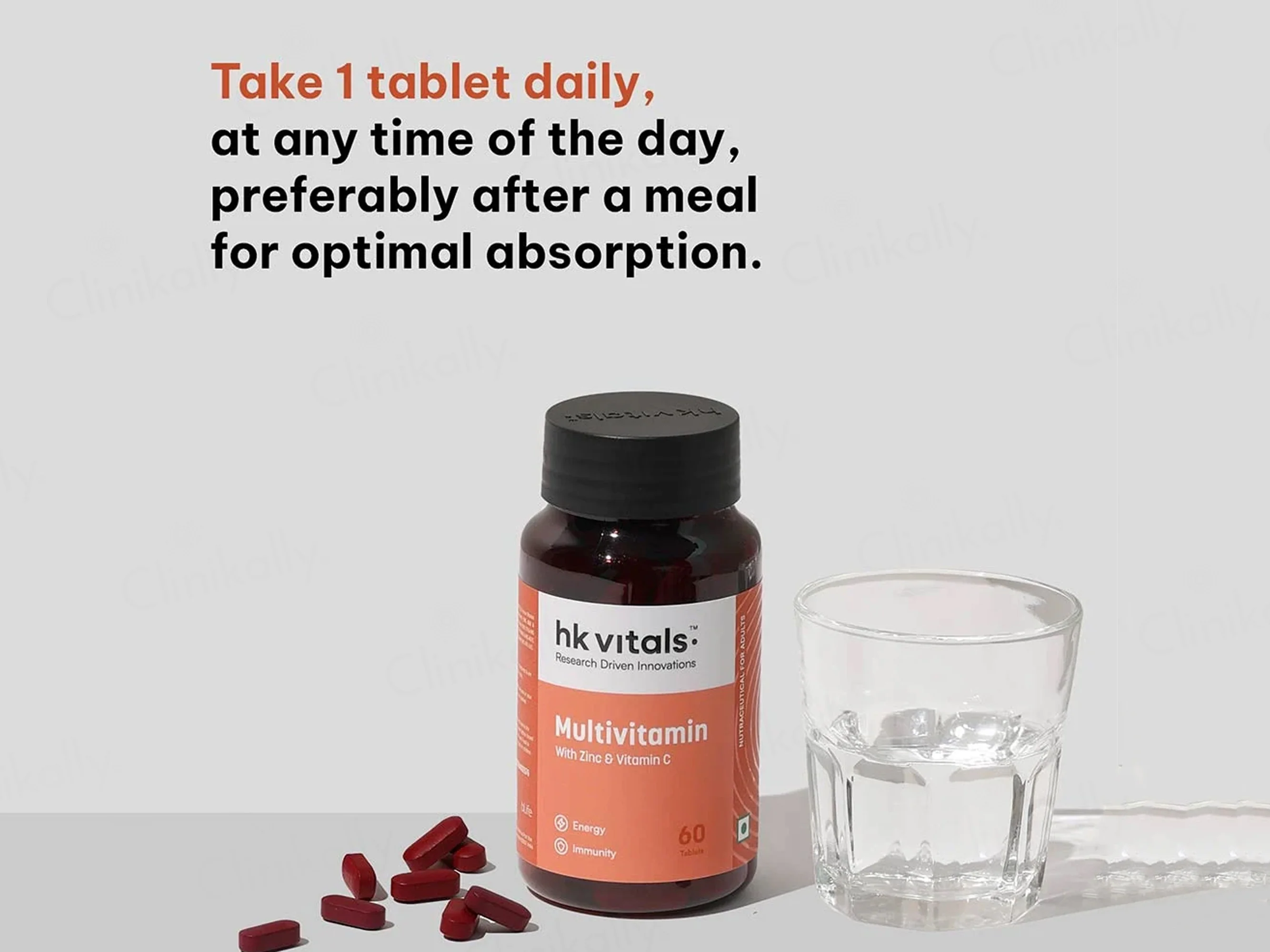 HK Vitals Multivitamin With Zinc & Vitamin C Tablet - Image 9