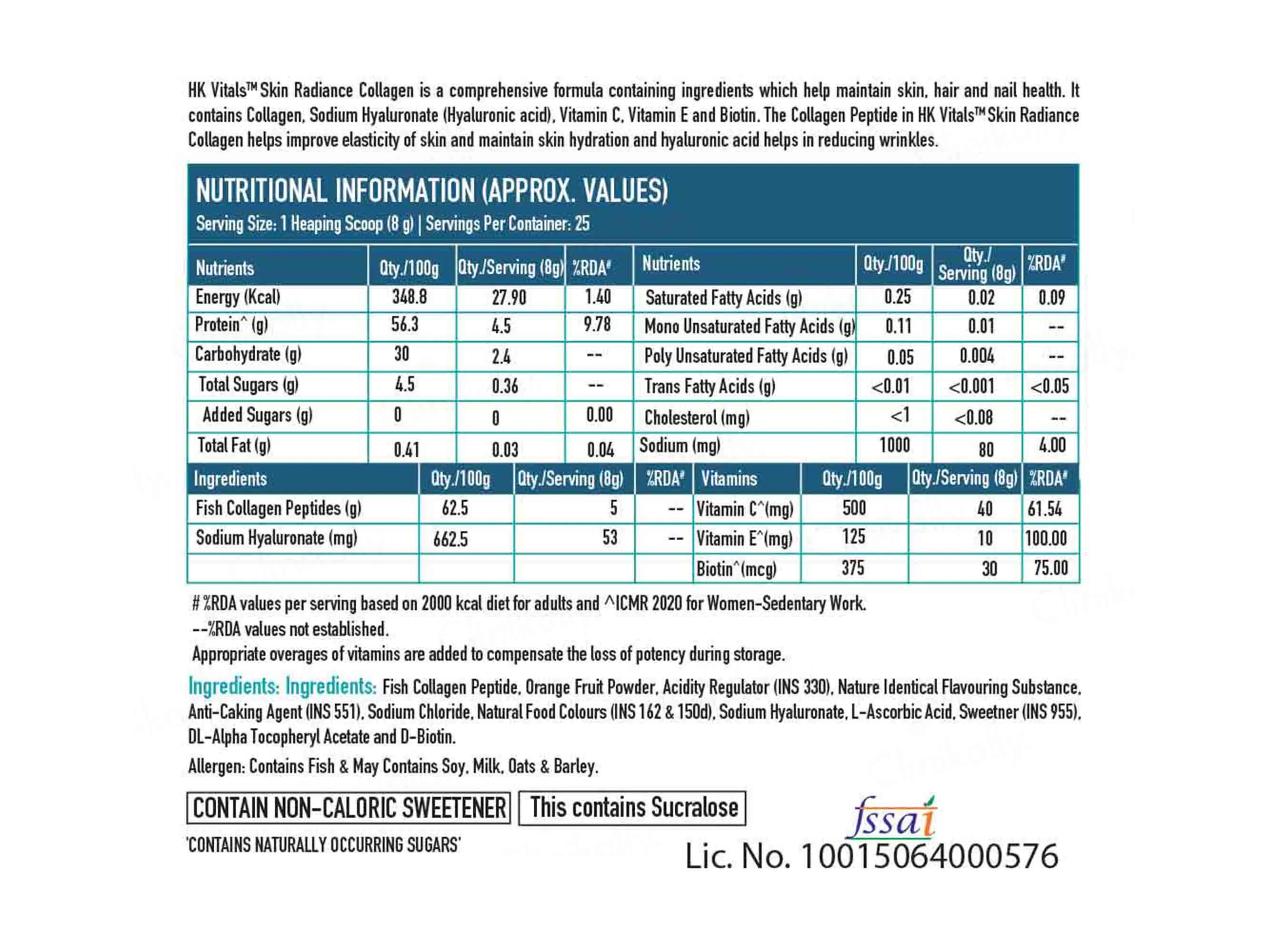 HK Vitals Skin Radiance Collagen Powder - Image 14