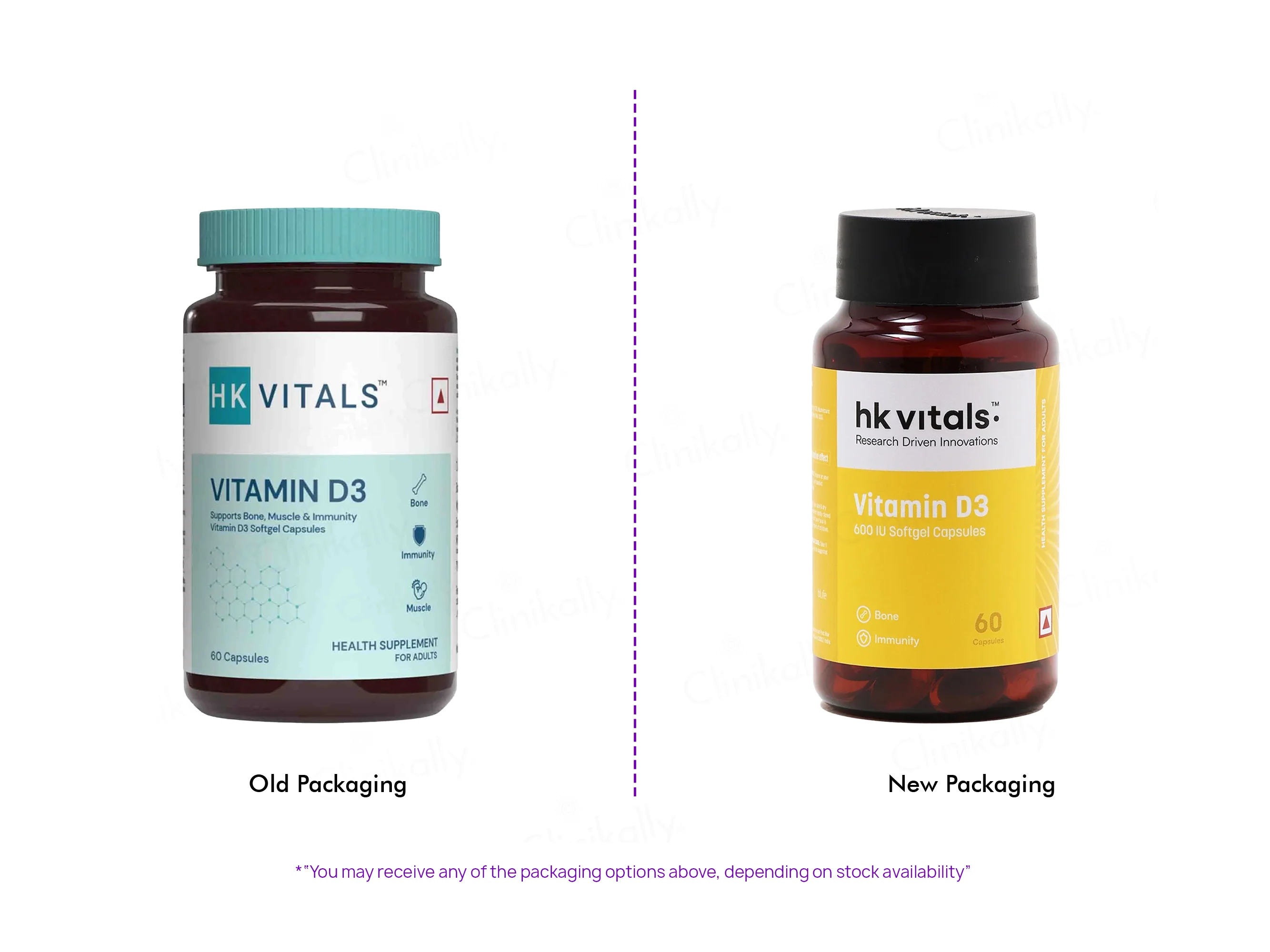 HK Vitals Vitamin D3 Soft Gelatin Capsule - Image 2
