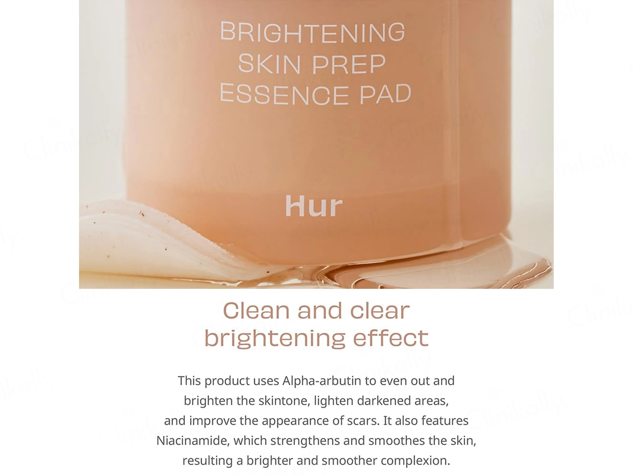 House Of Hur Brightening Skin Prep Essence Pad - Image 6