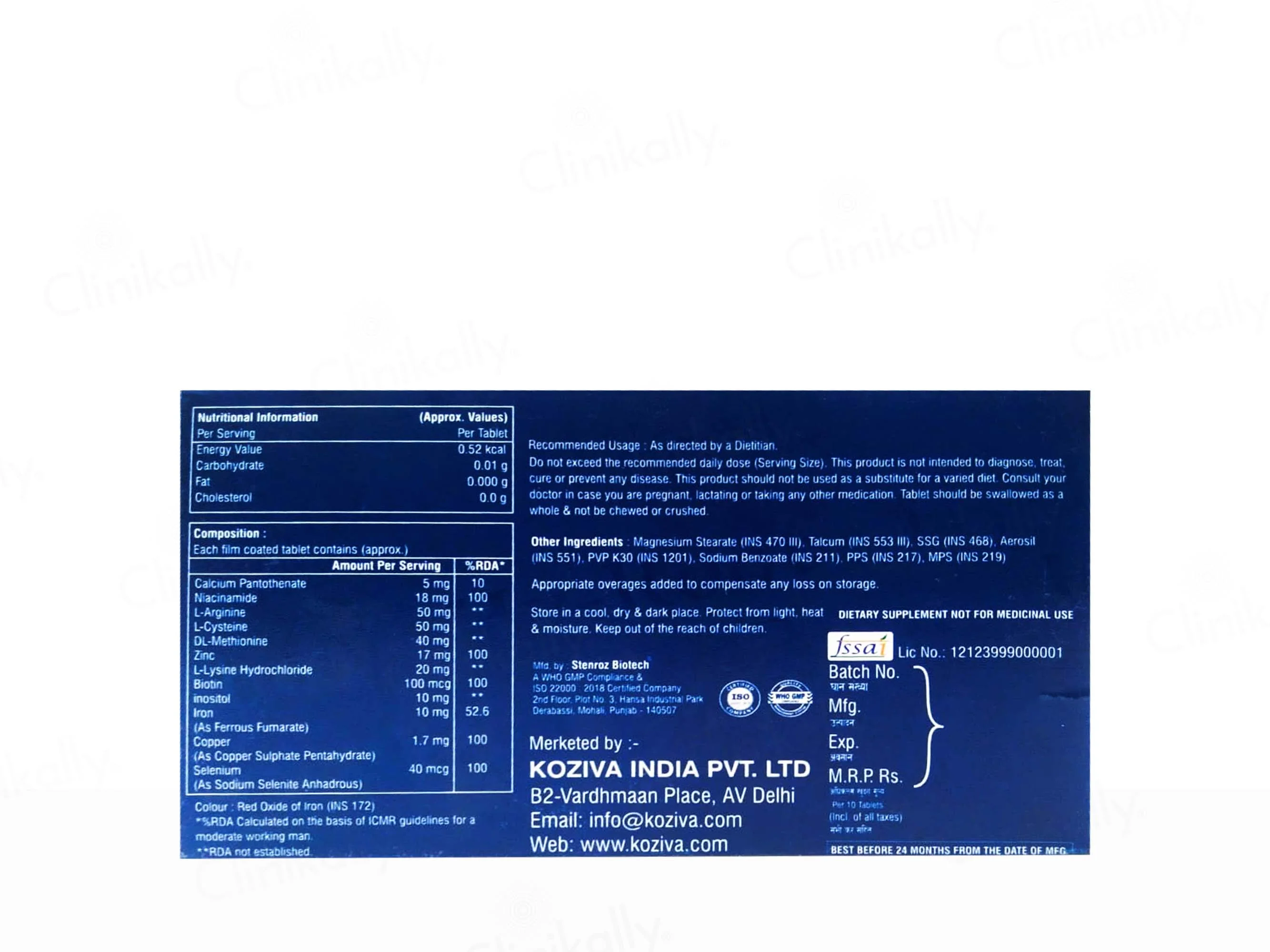 Hy-Root Nutraceutical Tablet - Image 2