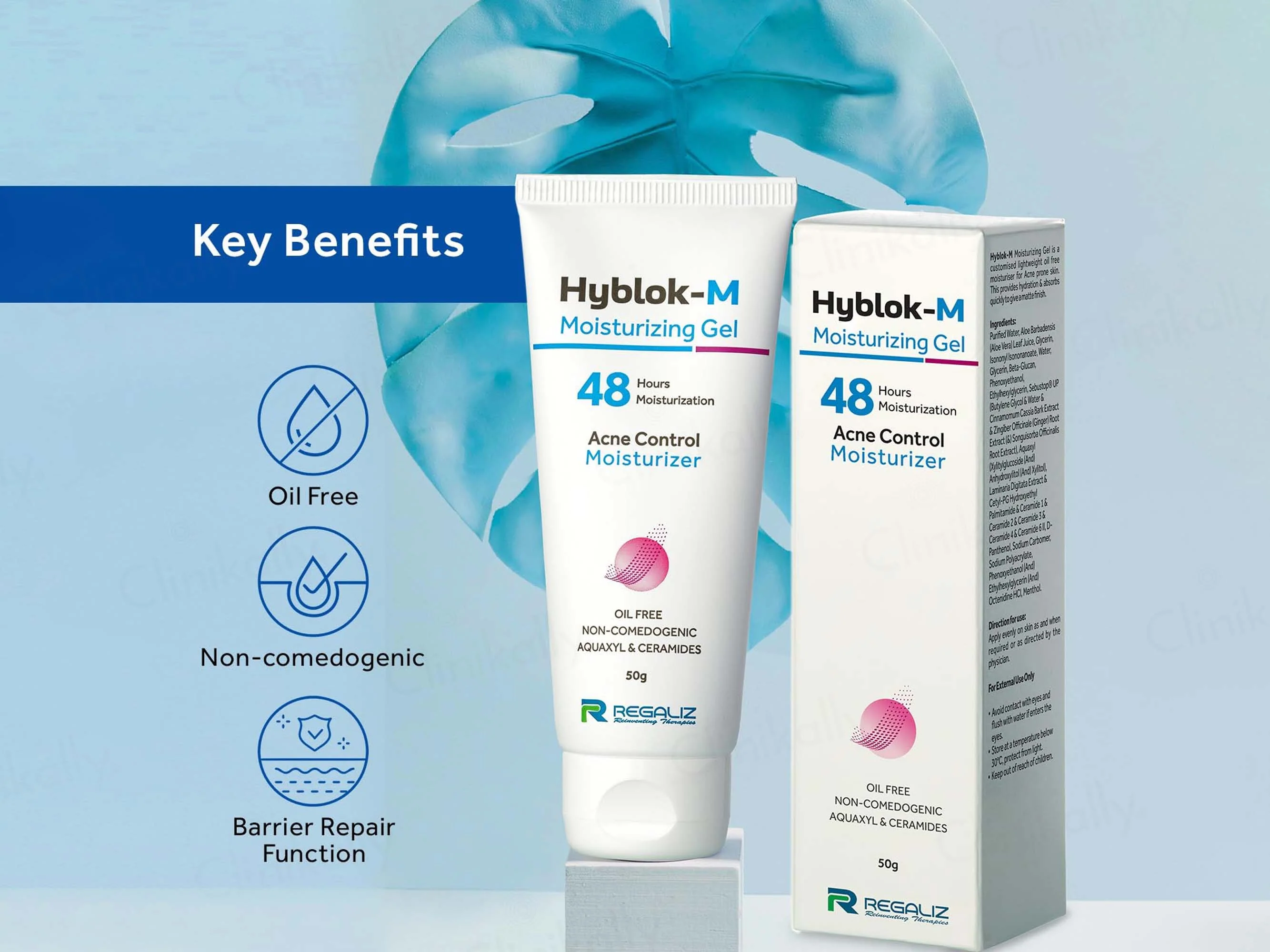 Hyblok-M Acne Control Moisturizing Gel - Image 3