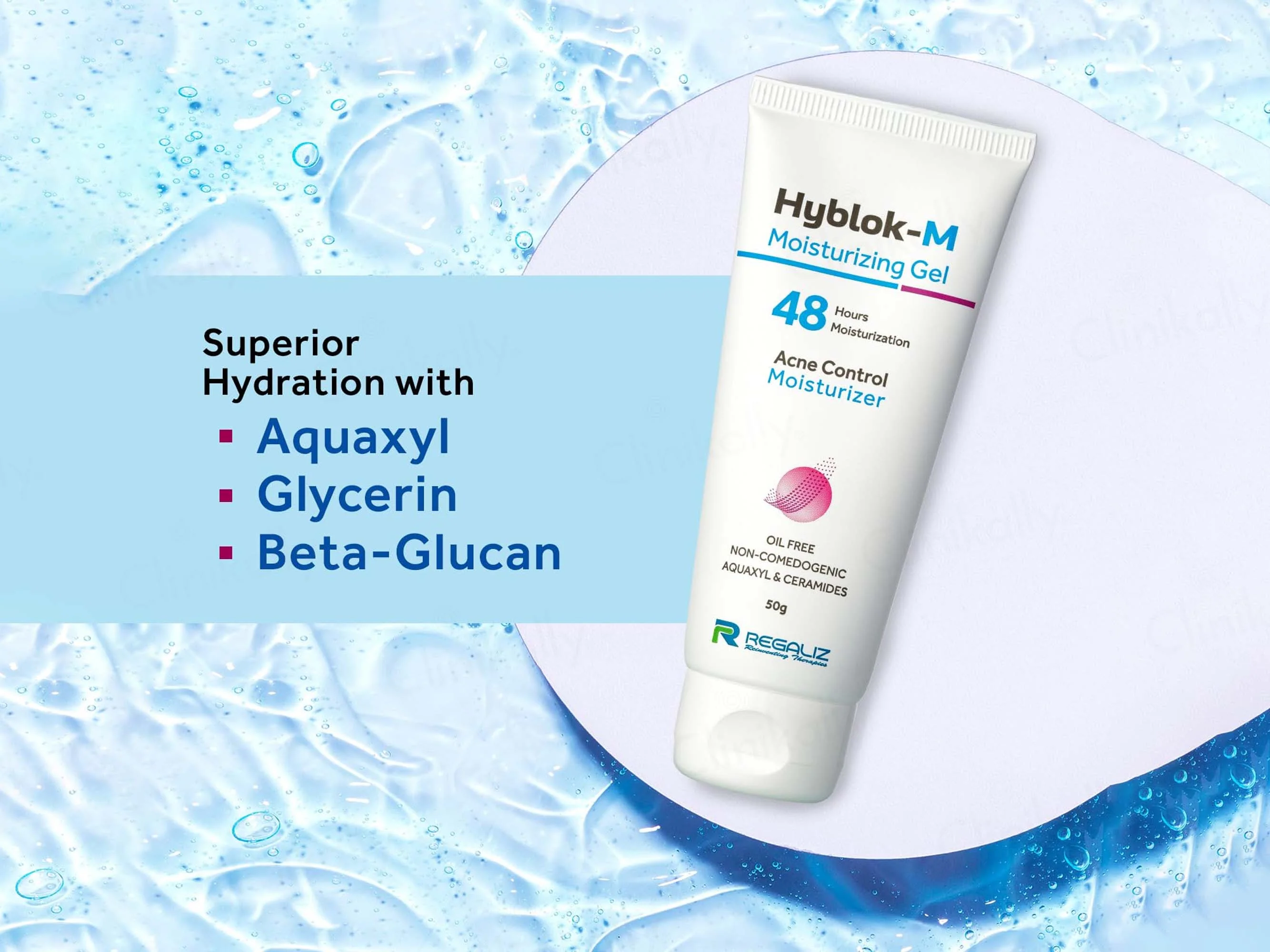 Hyblok-M Acne Control Moisturizing Gel - Image 4