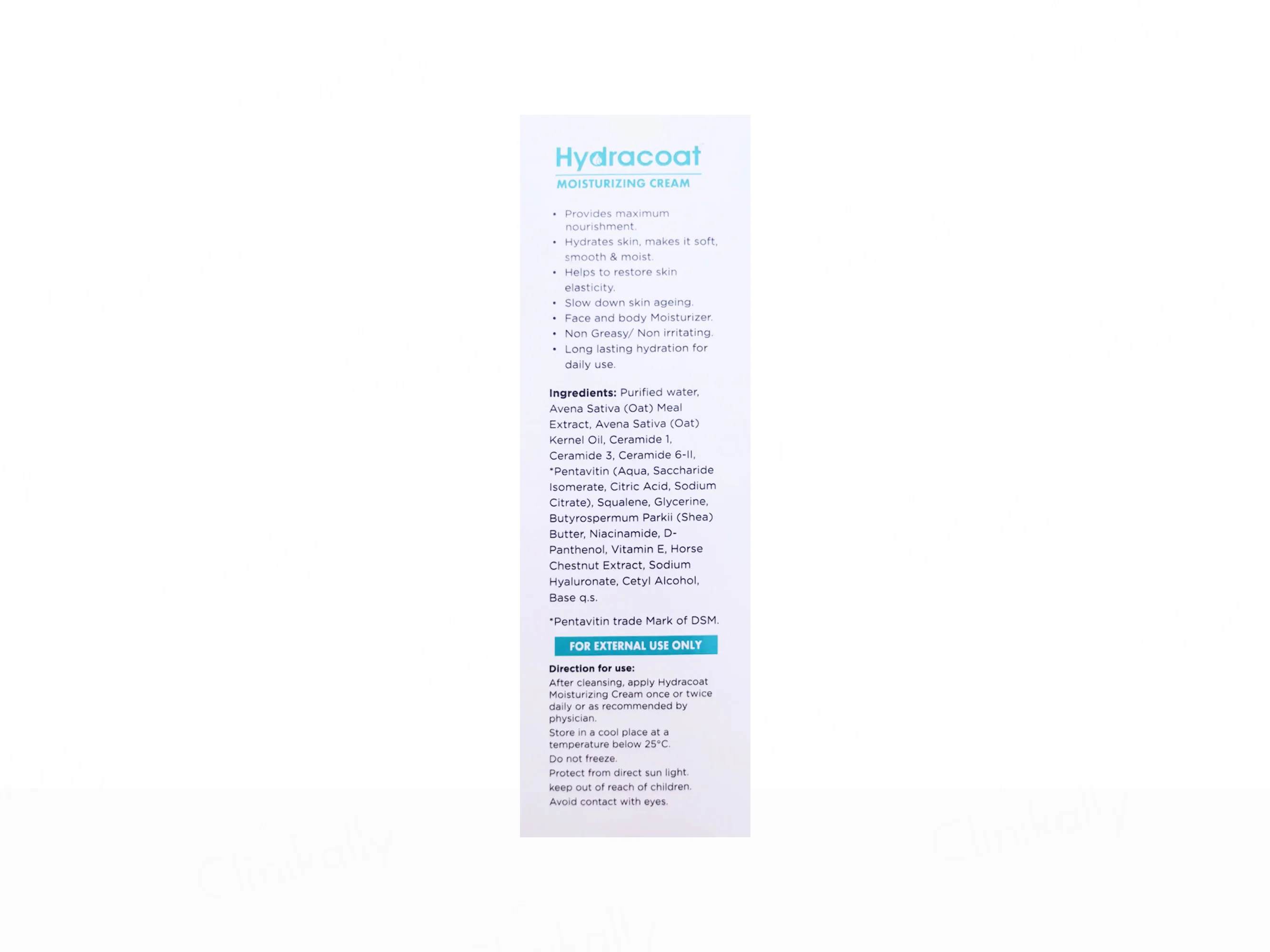 Hydracoat Moisturizing Cream For Normal To Dry Skin - Image 4