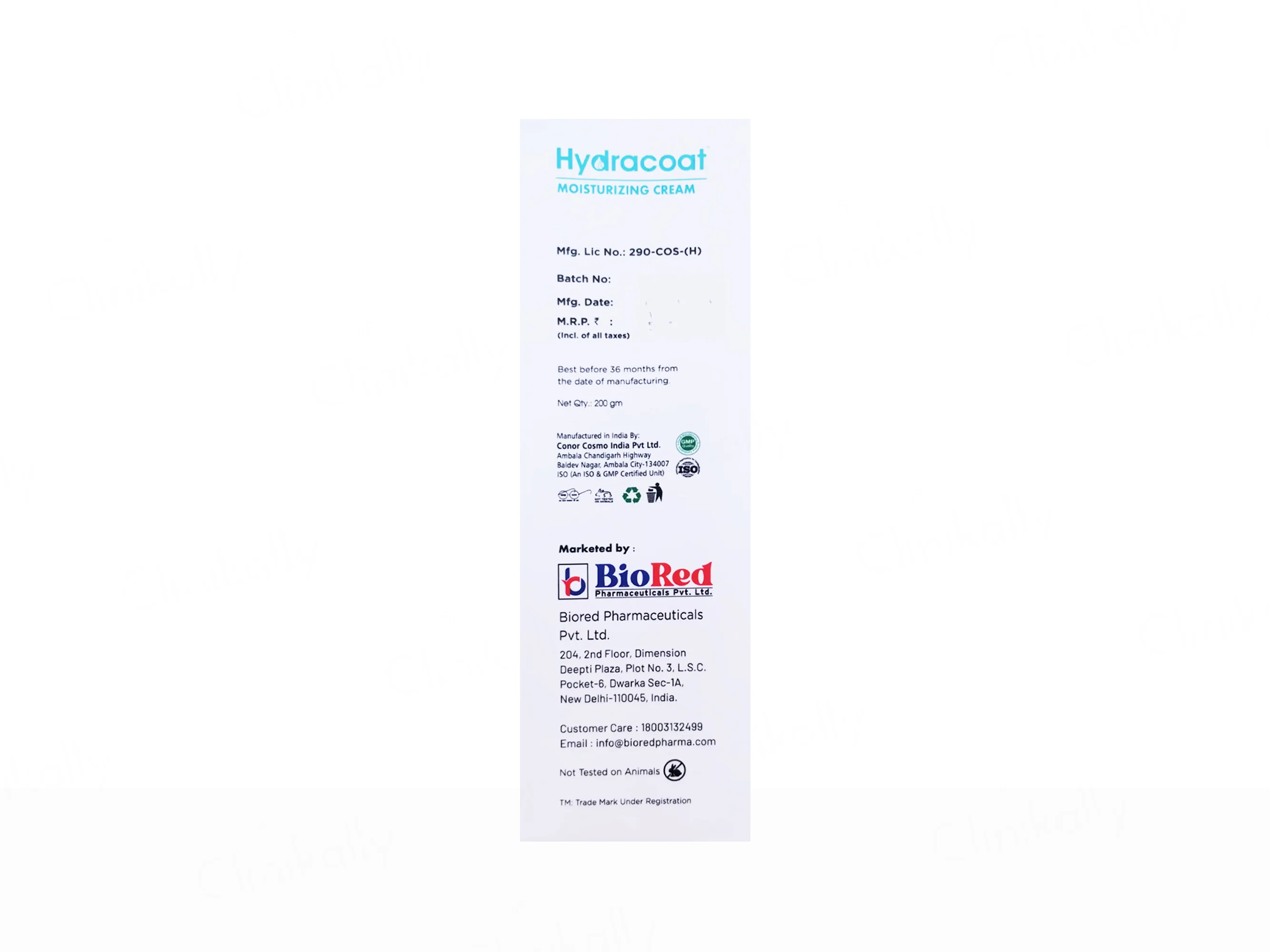 Hydracoat Moisturizing Cream For Normal To Dry Skin - Image 5