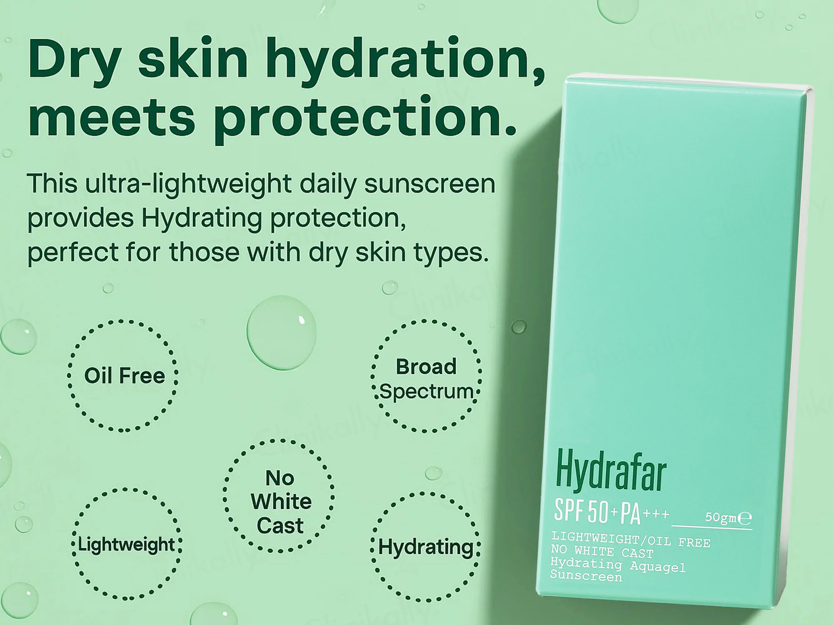 Hydrafar Aquagel Sunscreen SPF 50 PA+++ - Image 3