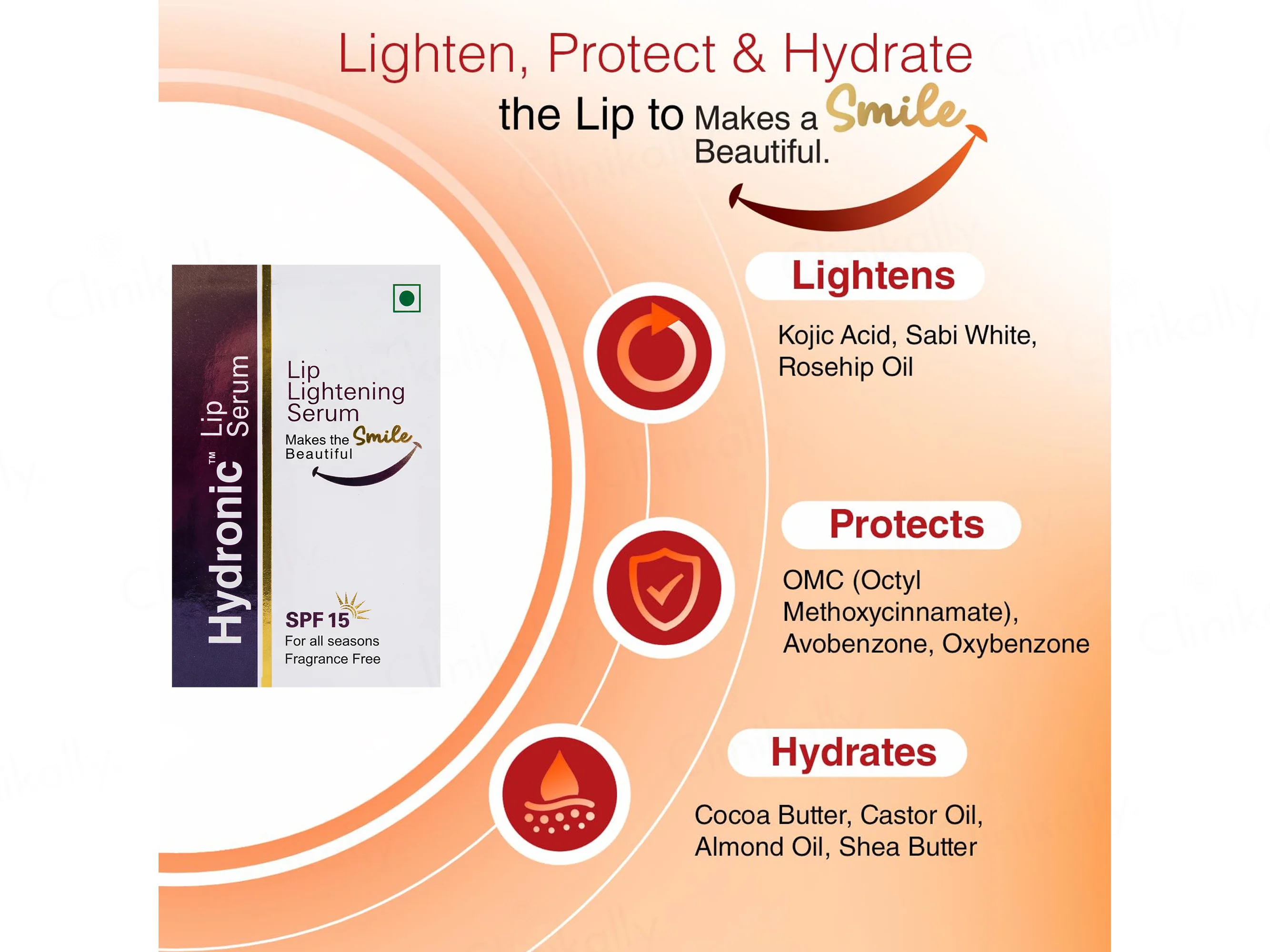 Hydronic Lip Lightening Serum SPF 15 - Image 5