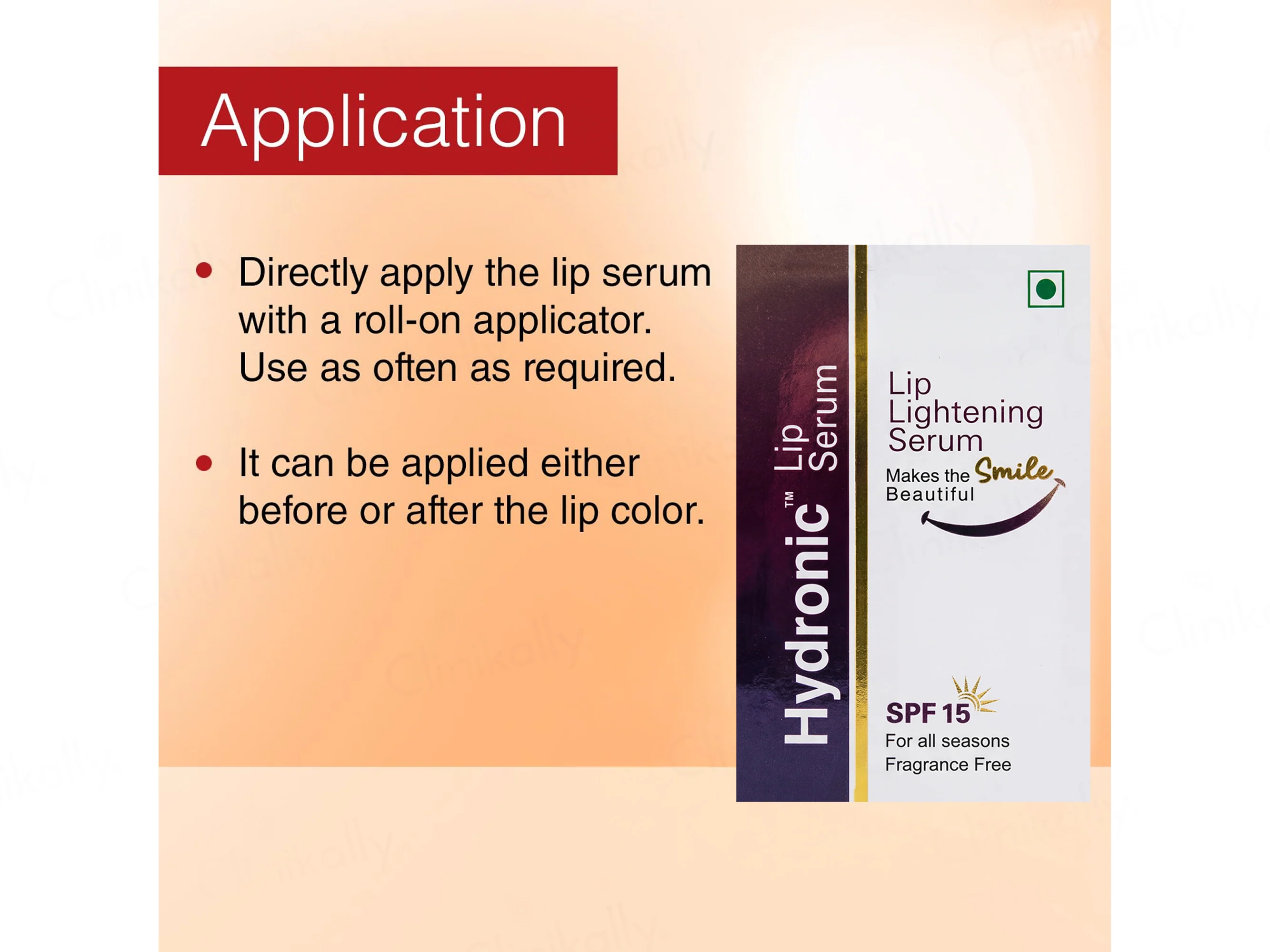 Hydronic Lip Lightening Serum SPF 15 - Image 7