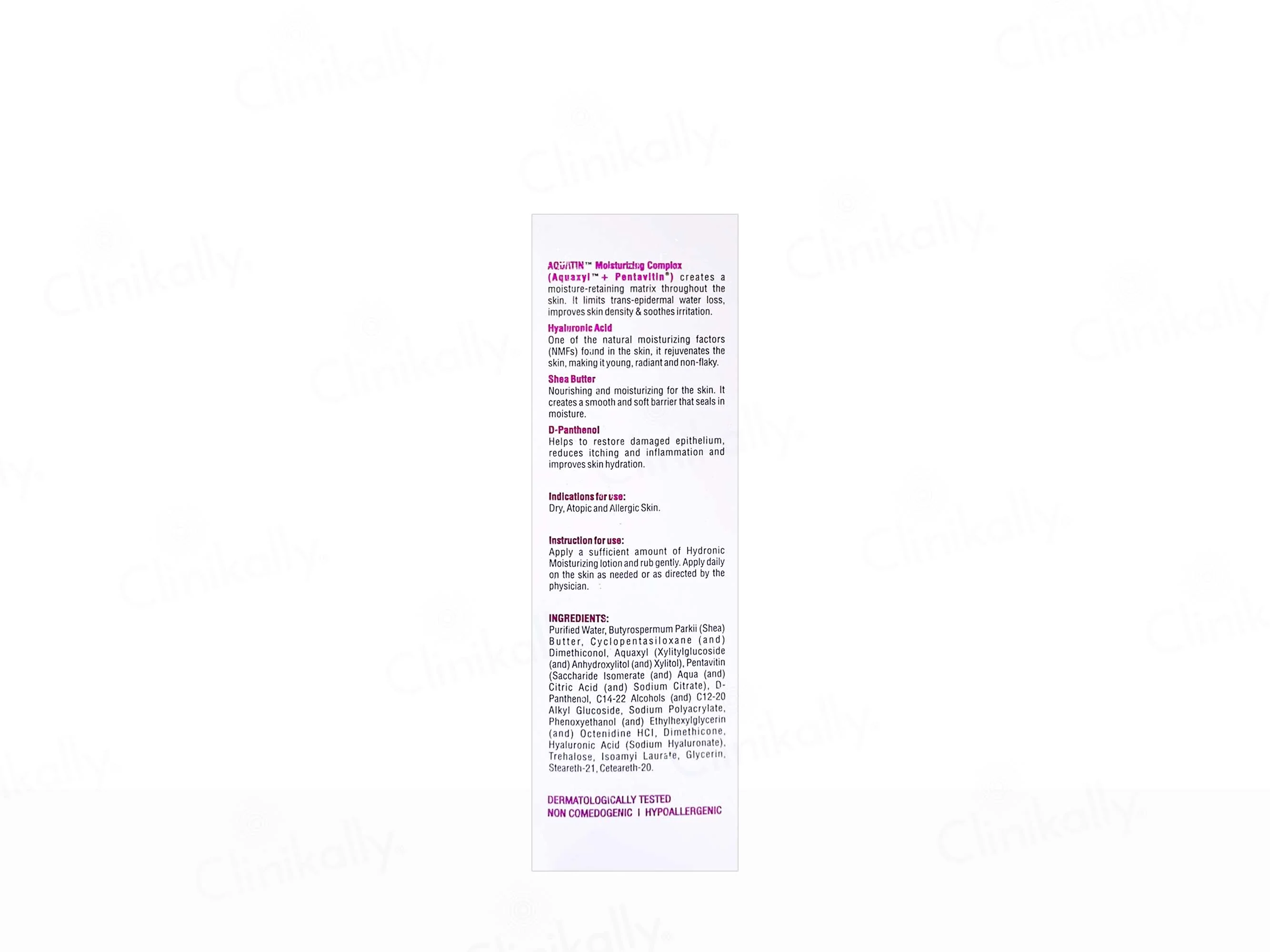 Hydronic Moisturizing Lotion - Image 3