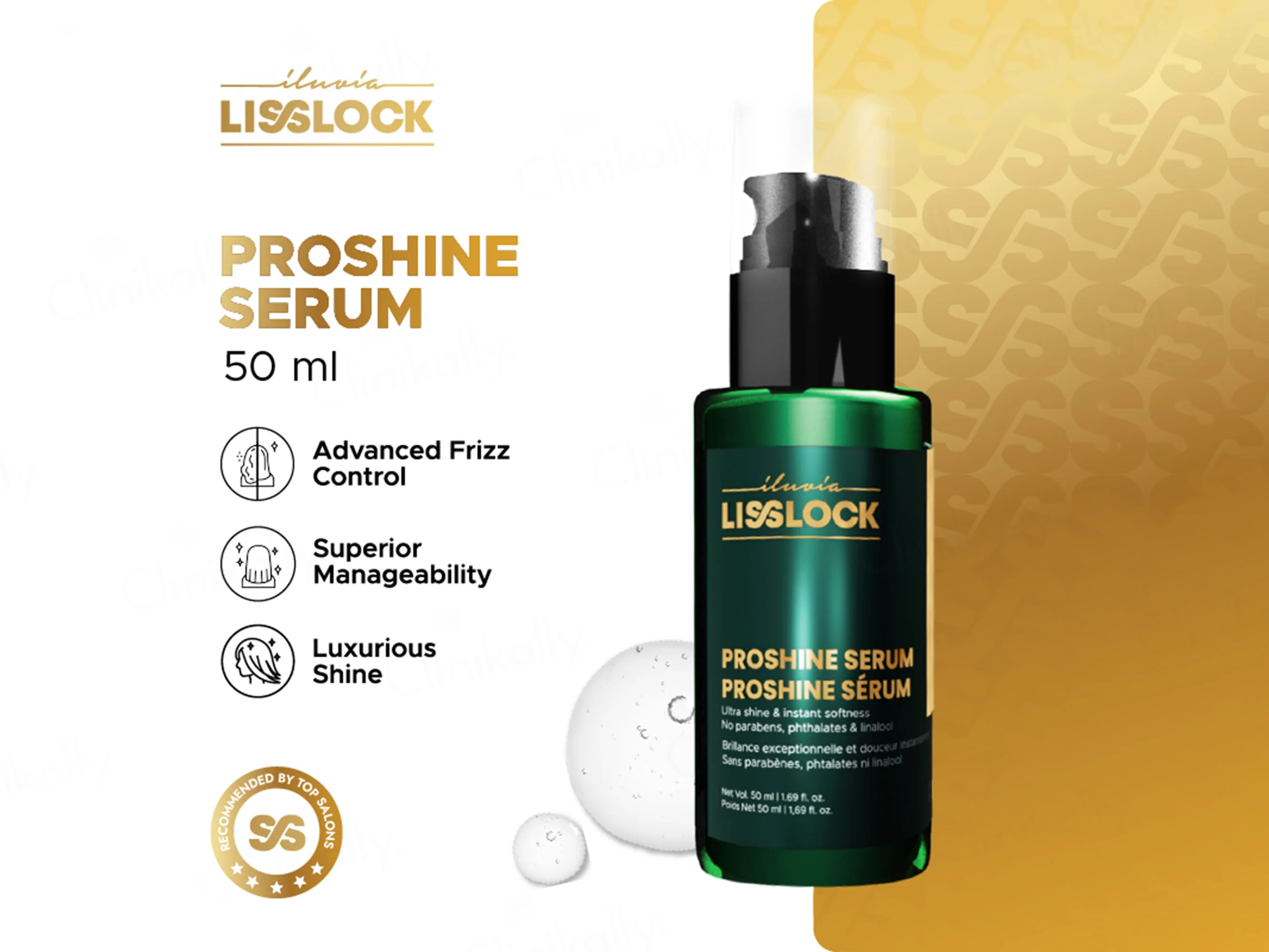 Iluvia Professional Lisslock Proshine Hair Serum - Image 2