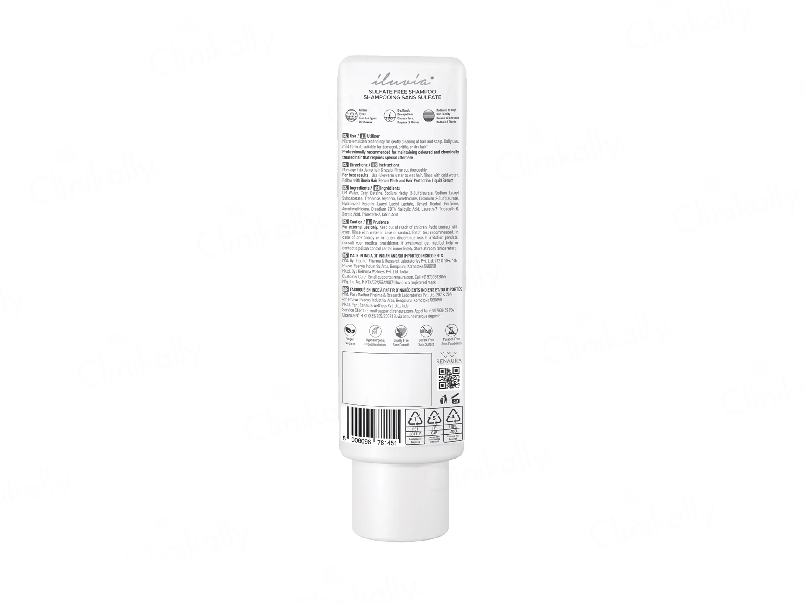 Iluvia Professional Sulfate Free Shampoo - Image 6
