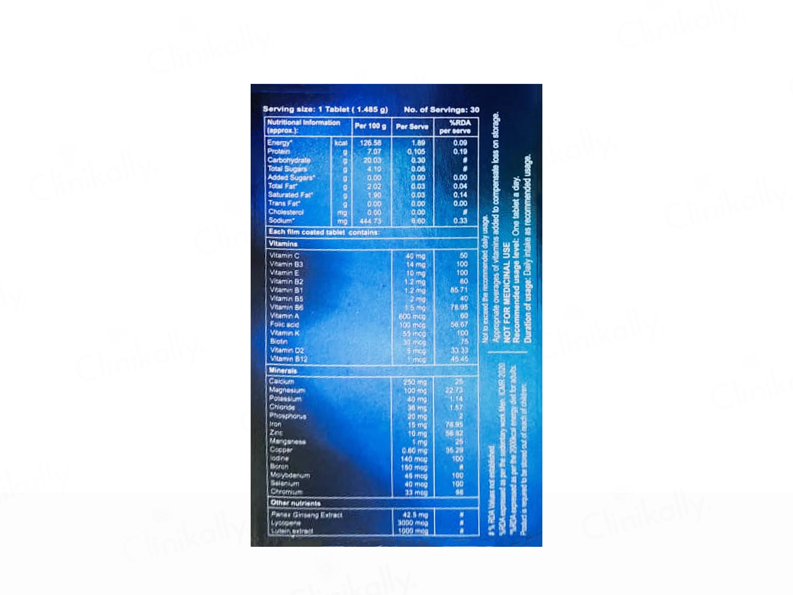 IM Activ Men Nutraceutical Tablet (Bottle) - Image 2