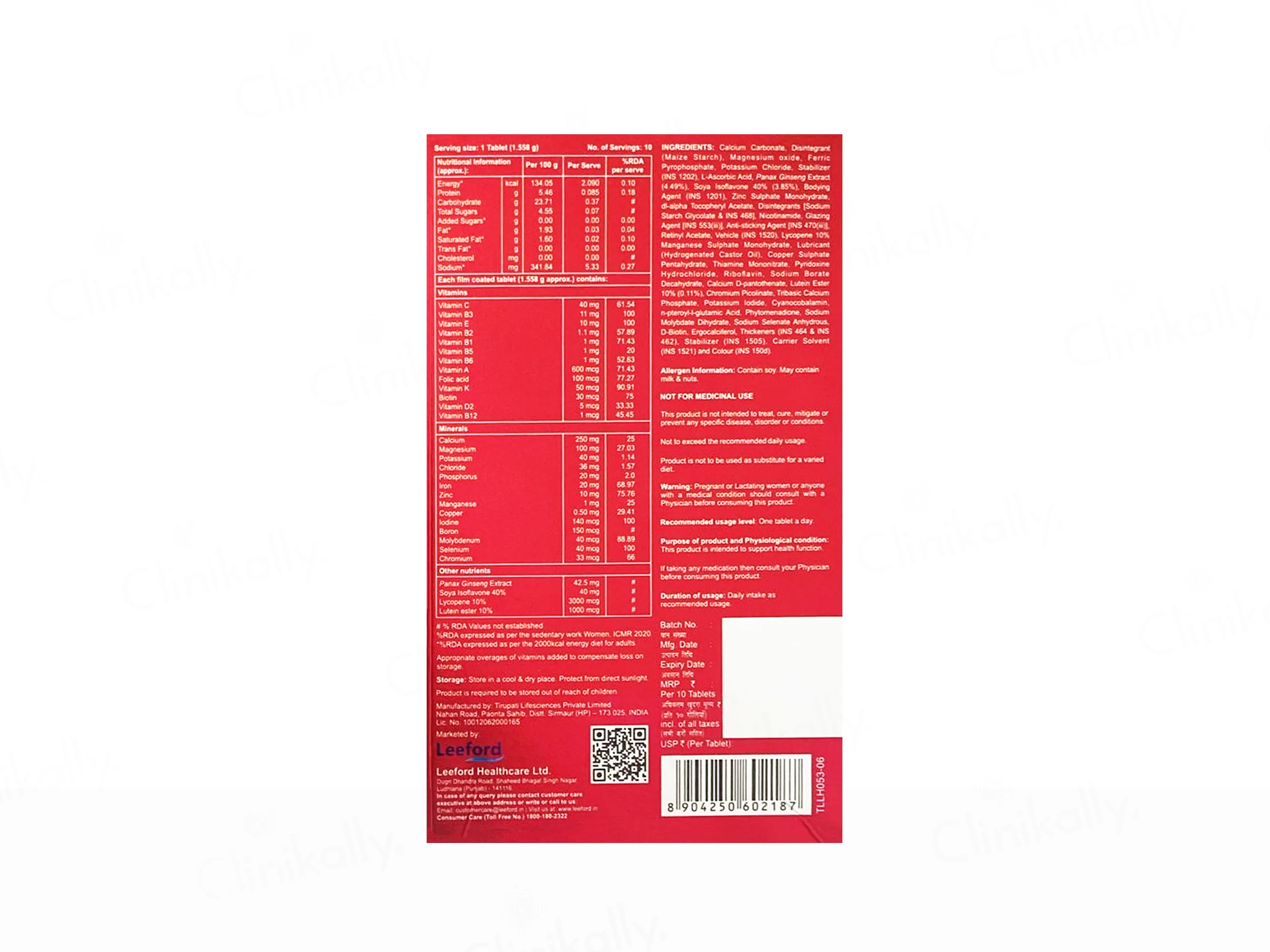 IM Activ Women Nutraceutical Tablet - Image 3
