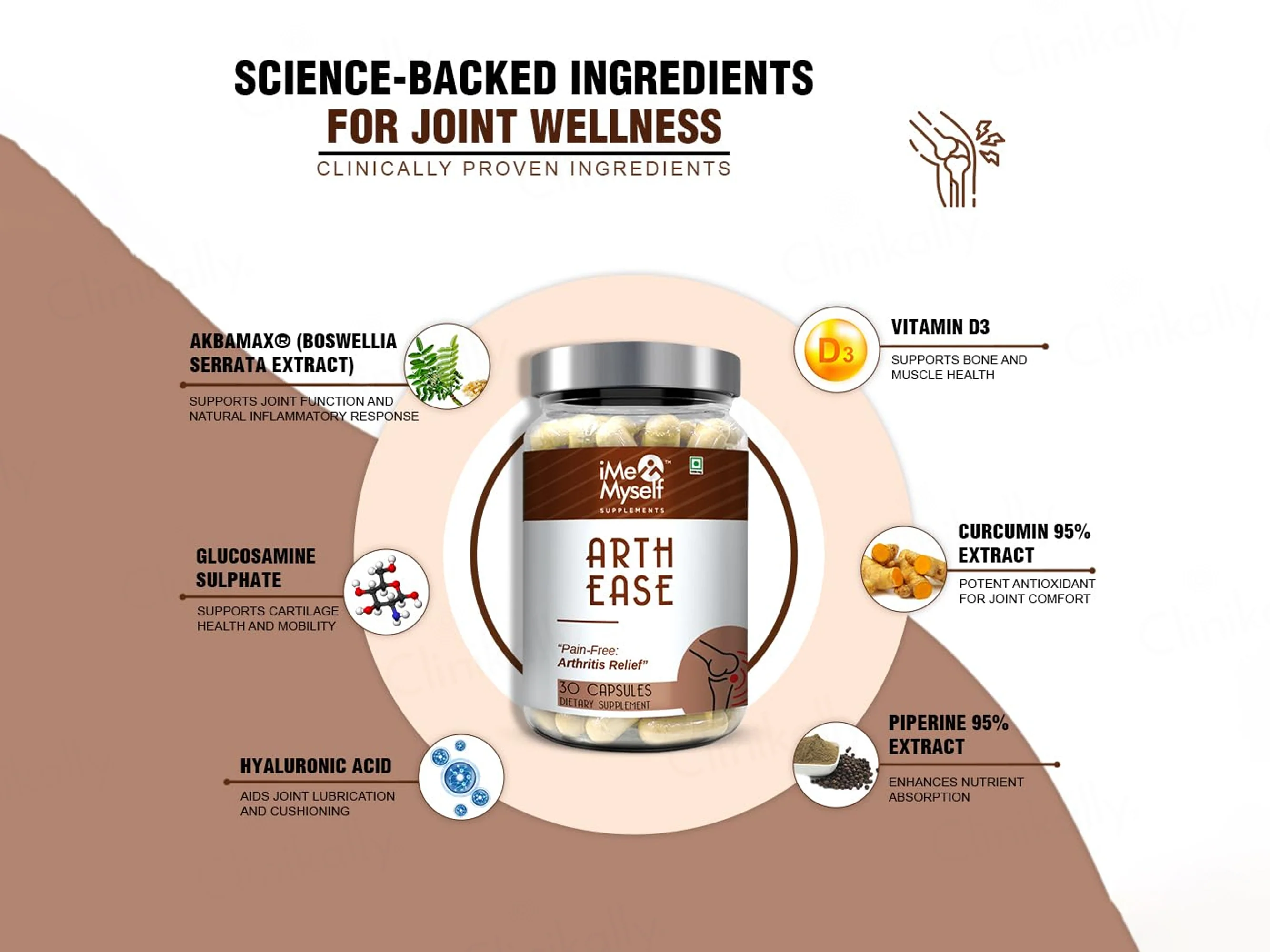 iMeMyself Arth Ease Dietary Supplement Vegetarian Capsule - Image 2