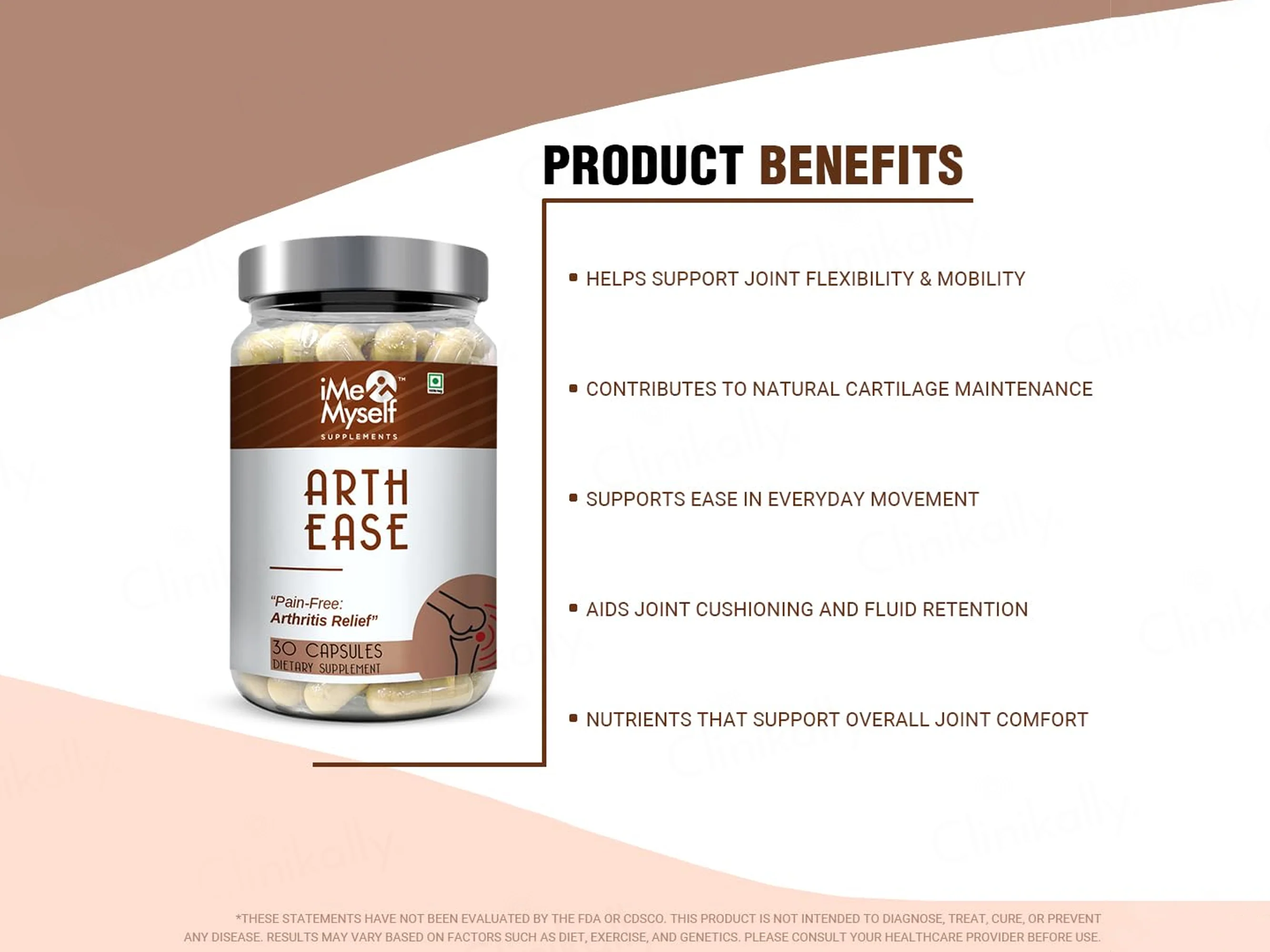 iMeMyself Arth Ease Dietary Supplement Vegetarian Capsule - Image 3