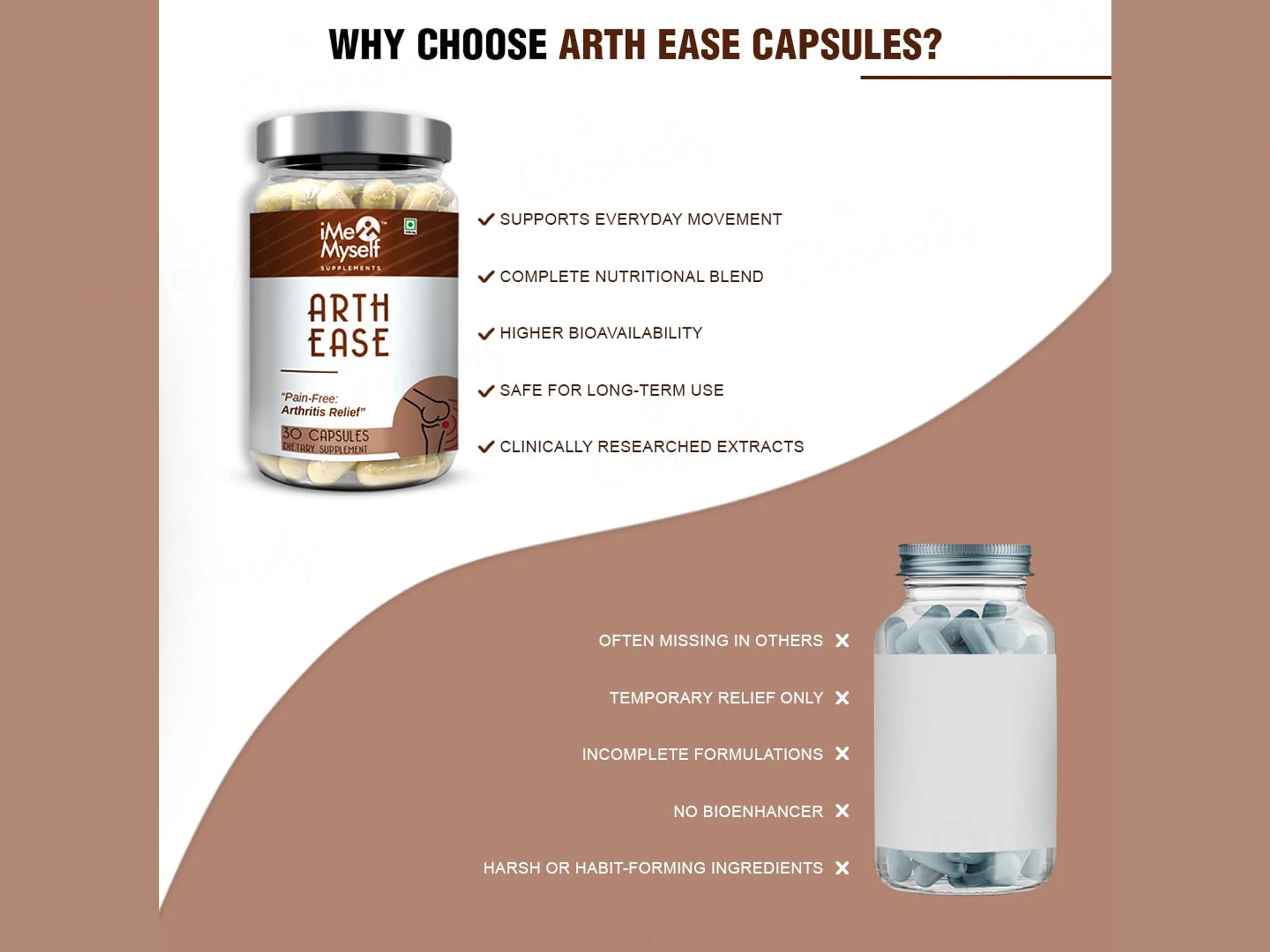 iMeMyself Arth Ease Dietary Supplement Vegetarian Capsule - Image 6