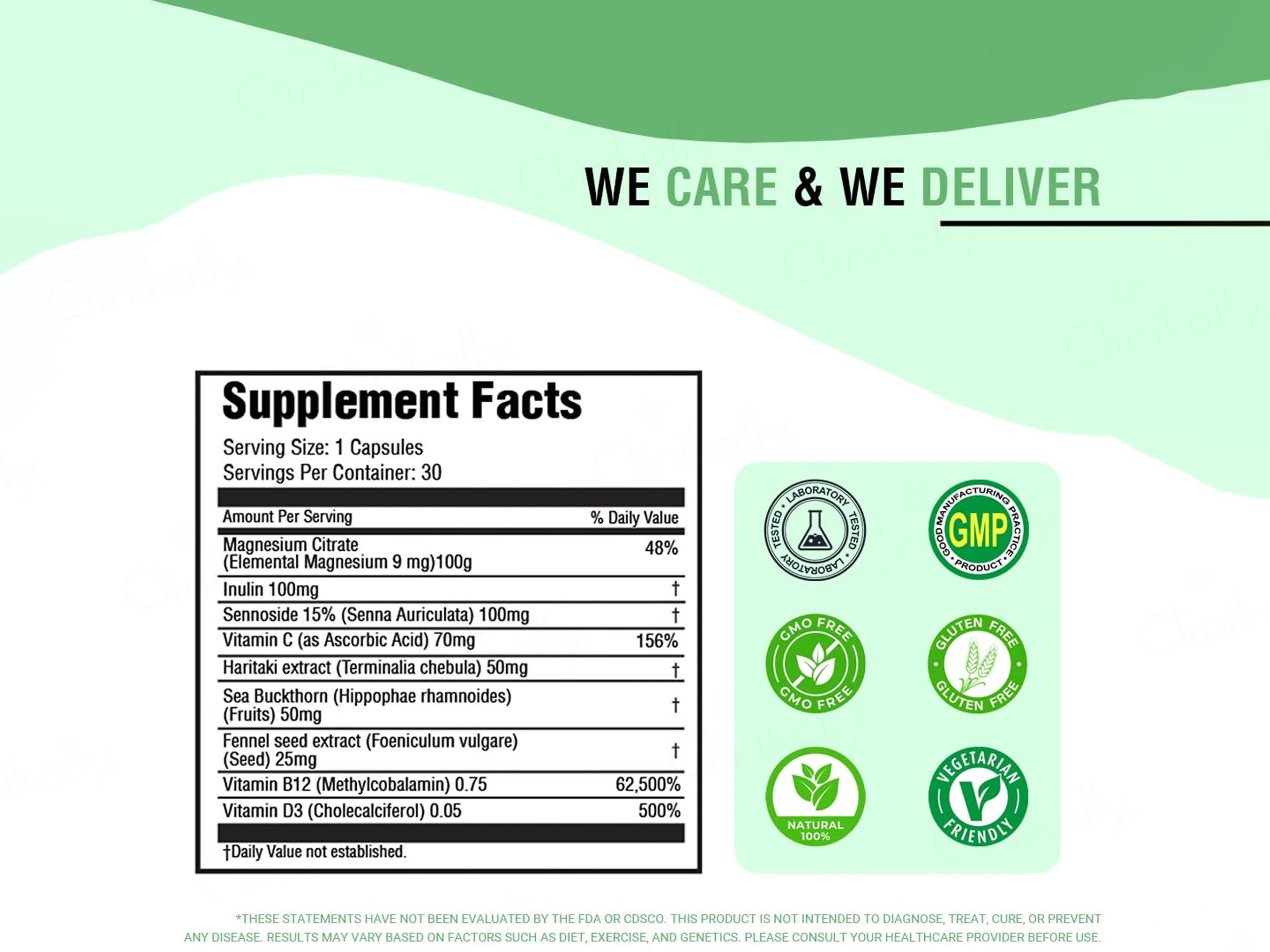 iMeMyself Bowel Ease Dietary Supplement Vegetarian Capsule - Image 8