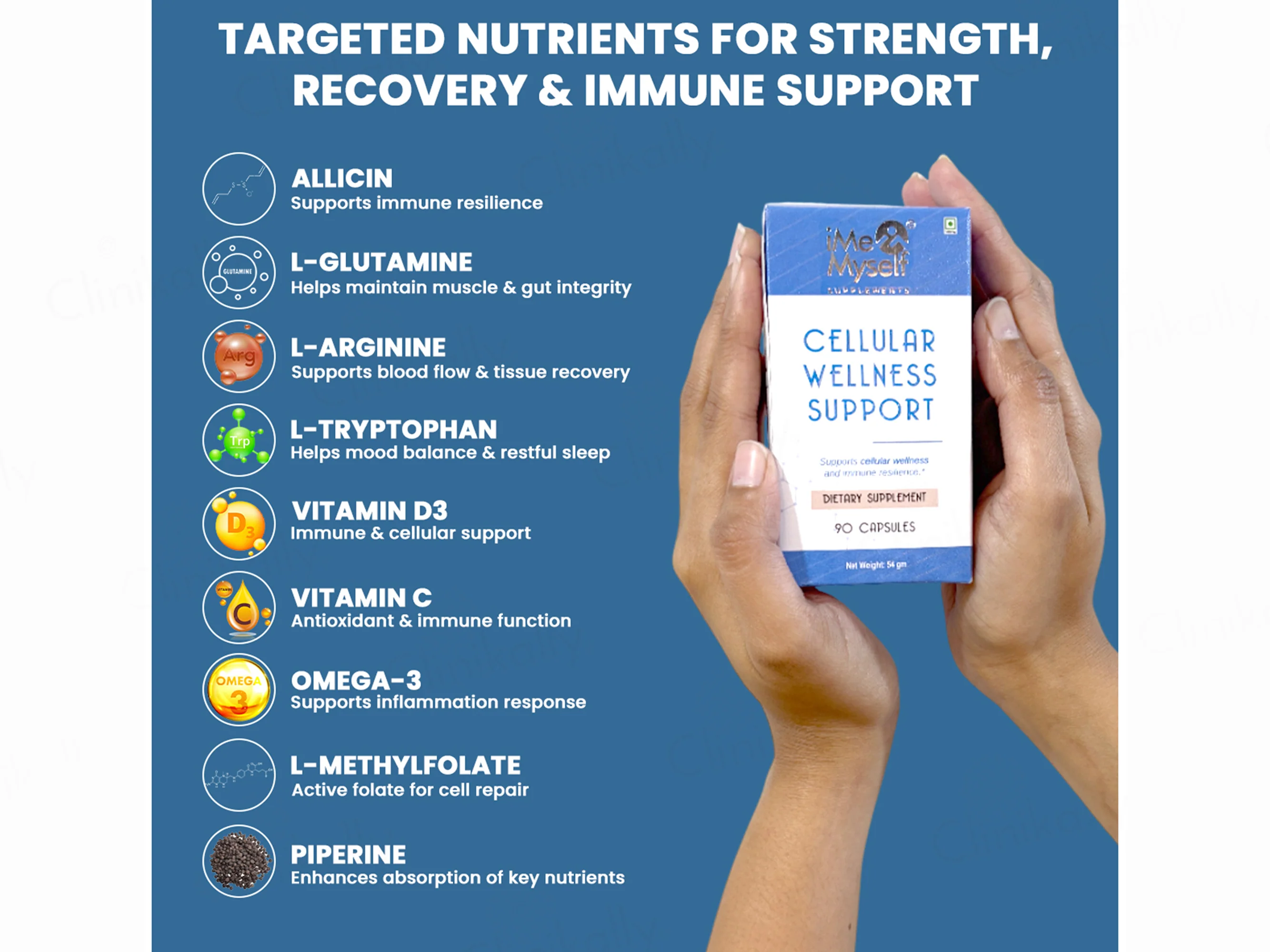 IMeMyself Cellular Wellness Support Dietary Supplement Vegetarian Capsule - Image 5