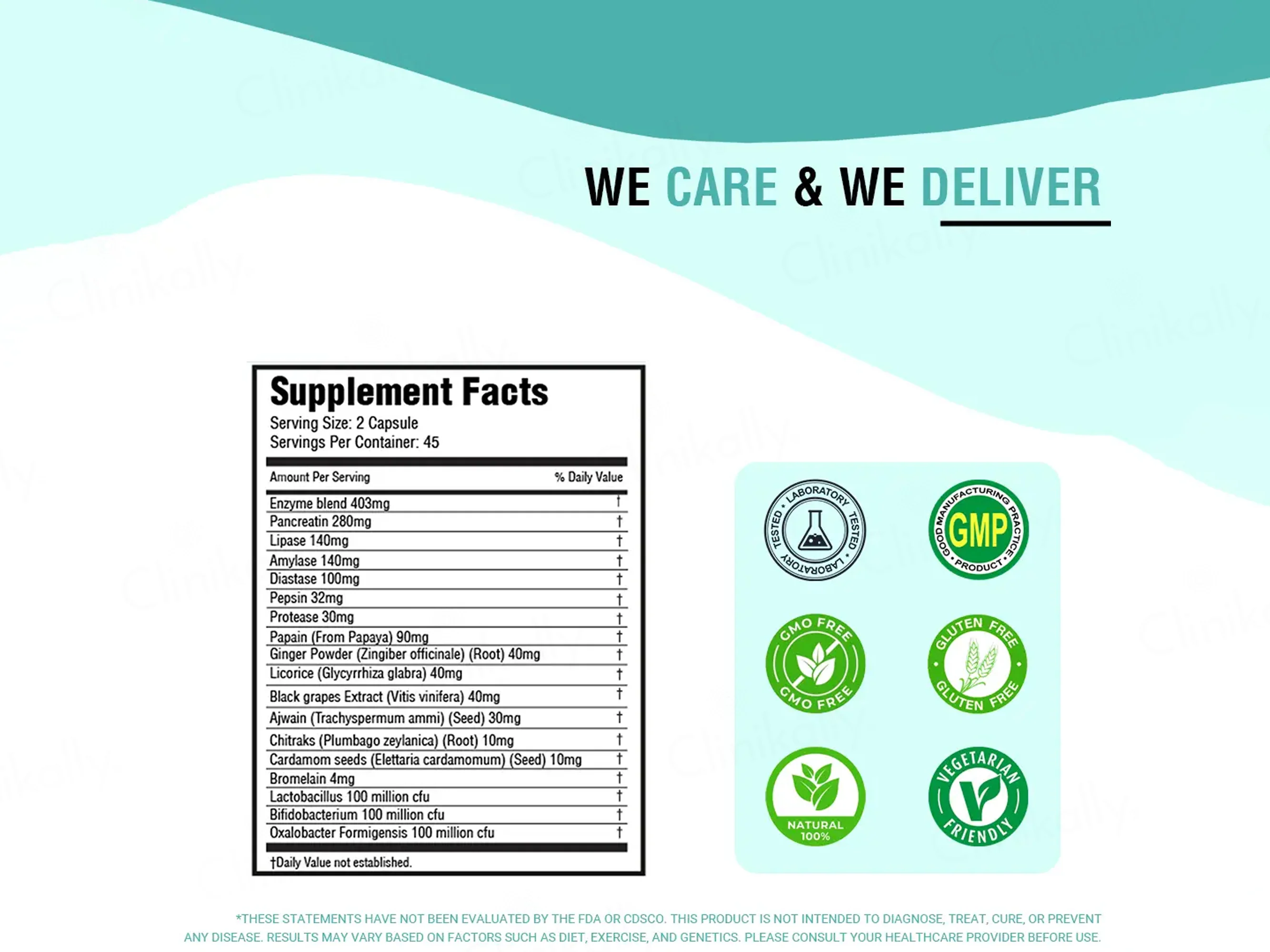 iMeMyself Digest Well Dietary Supplement Vegetarian Capsule - Image 7