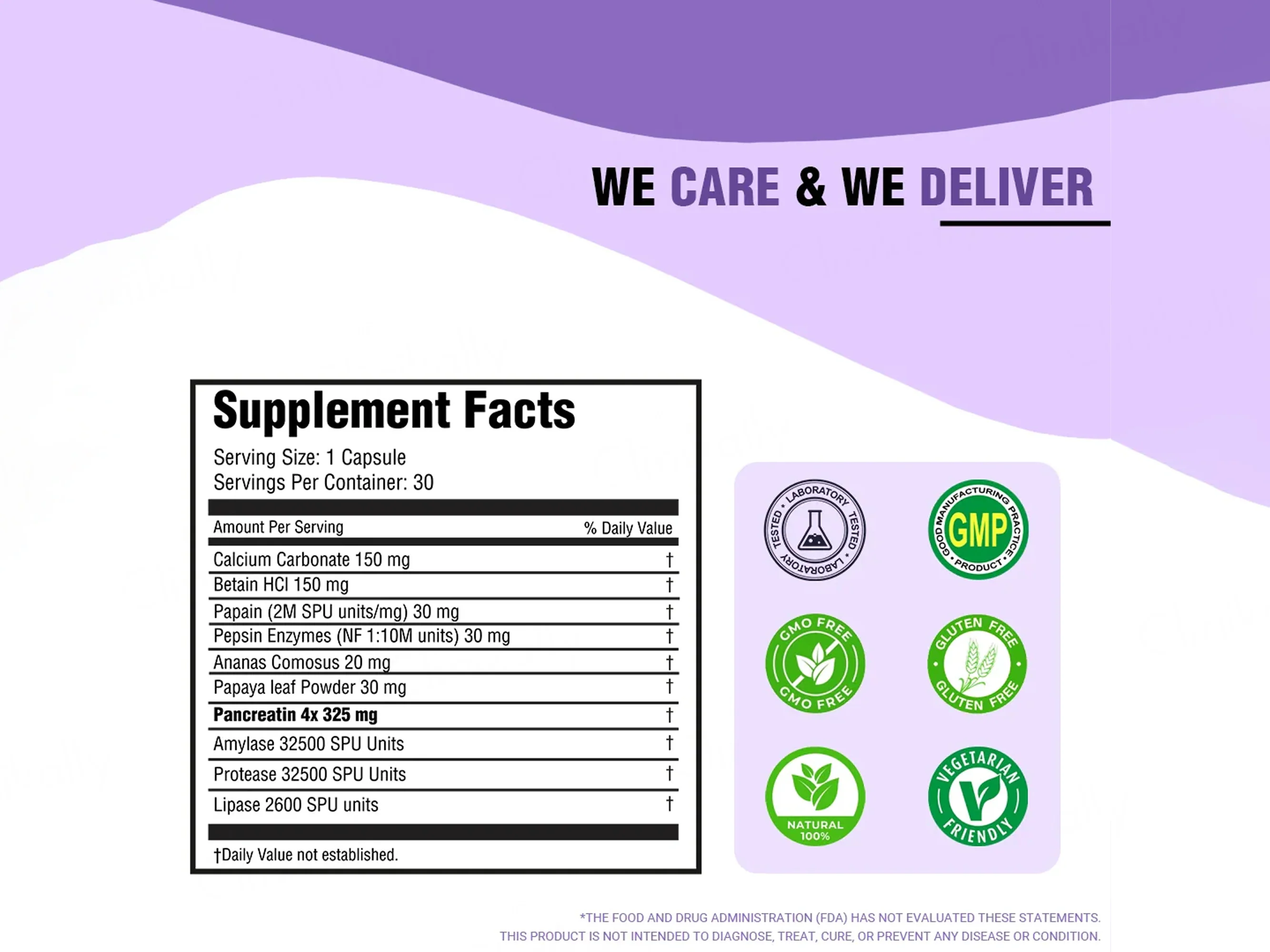 iMeMyself Enzyme Blend Dietary Supplement Vegetarian Capsule - Image 6