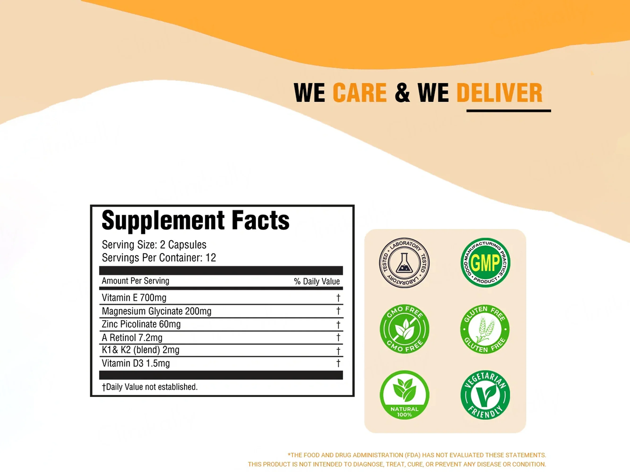 iMeMyself Fat Soluble Vitamins Dietary Supplement Vegetarian Capsule - Image 7