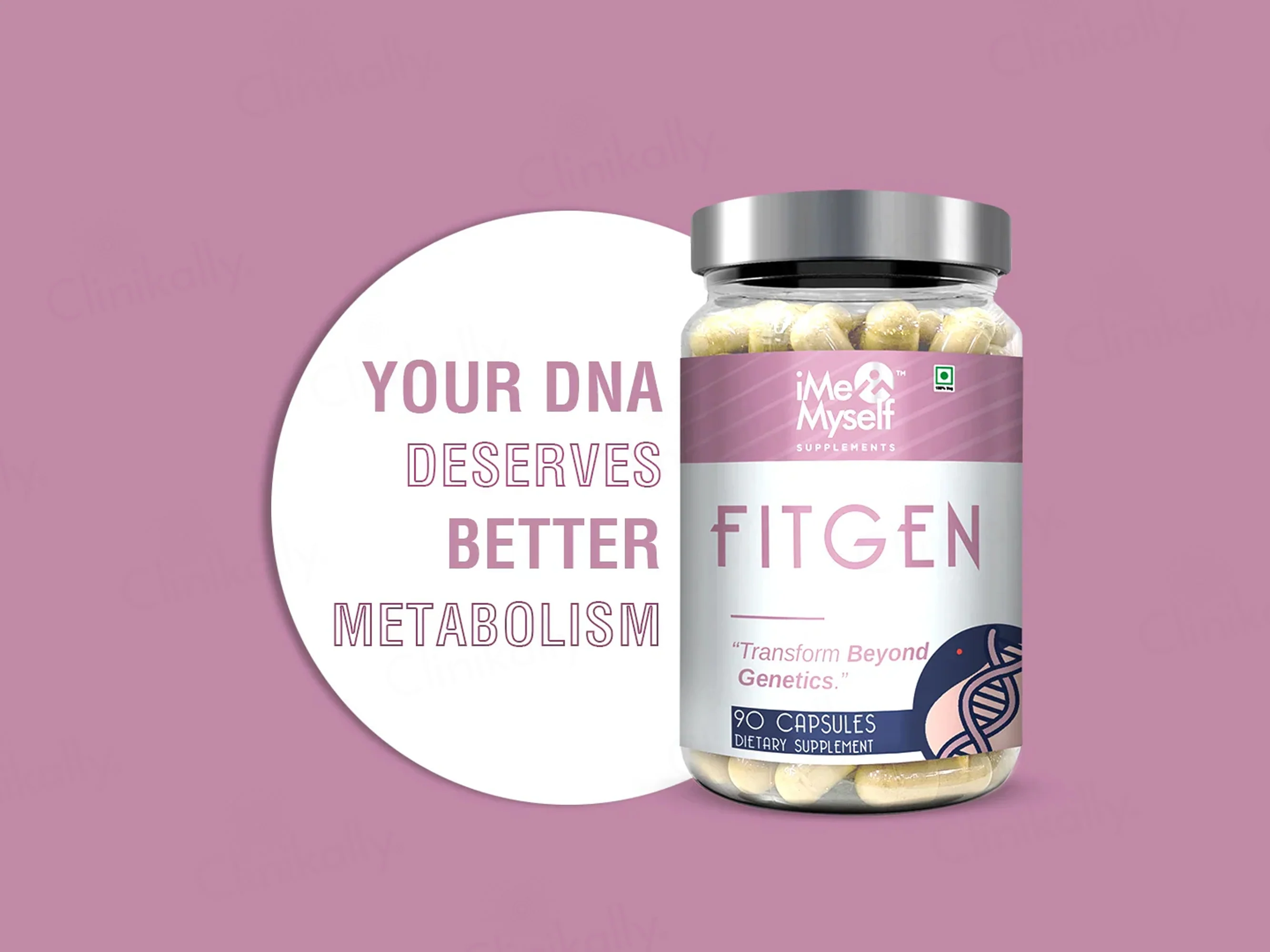 iMeMyself Fitgen Dietary Supplement Vegetarian Capsule - Image 2
