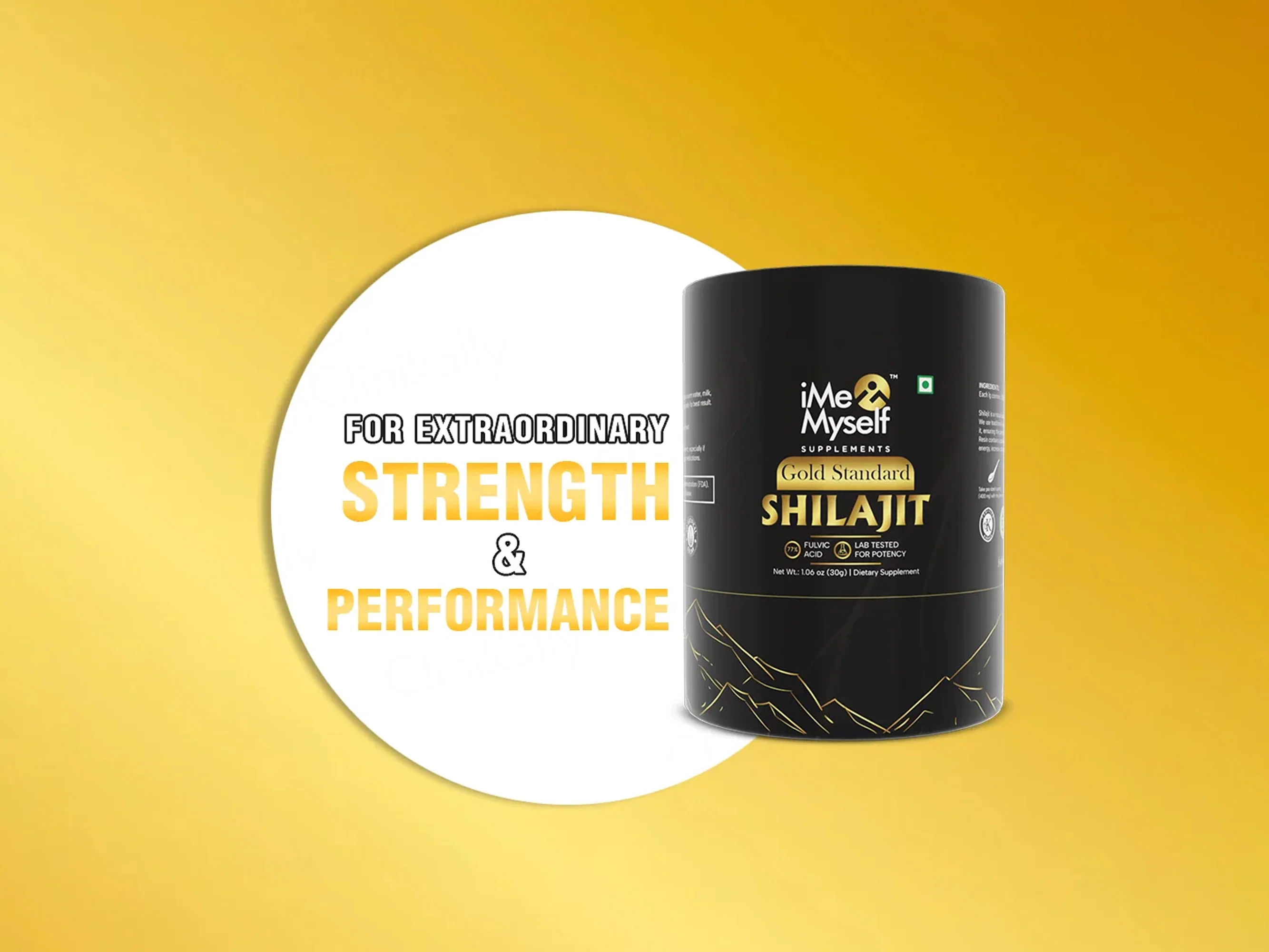 iMeMyself Gold Standard Shilajit Dietary Supplement Resin - Image 2