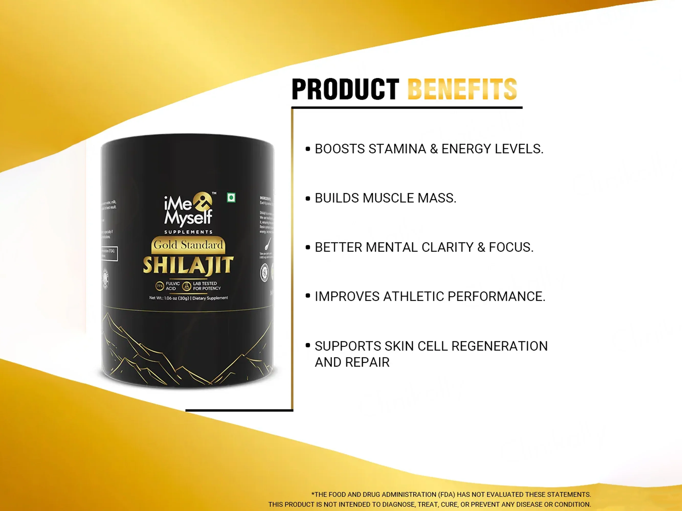 iMeMyself Gold Standard Shilajit Dietary Supplement Resin - Image 3