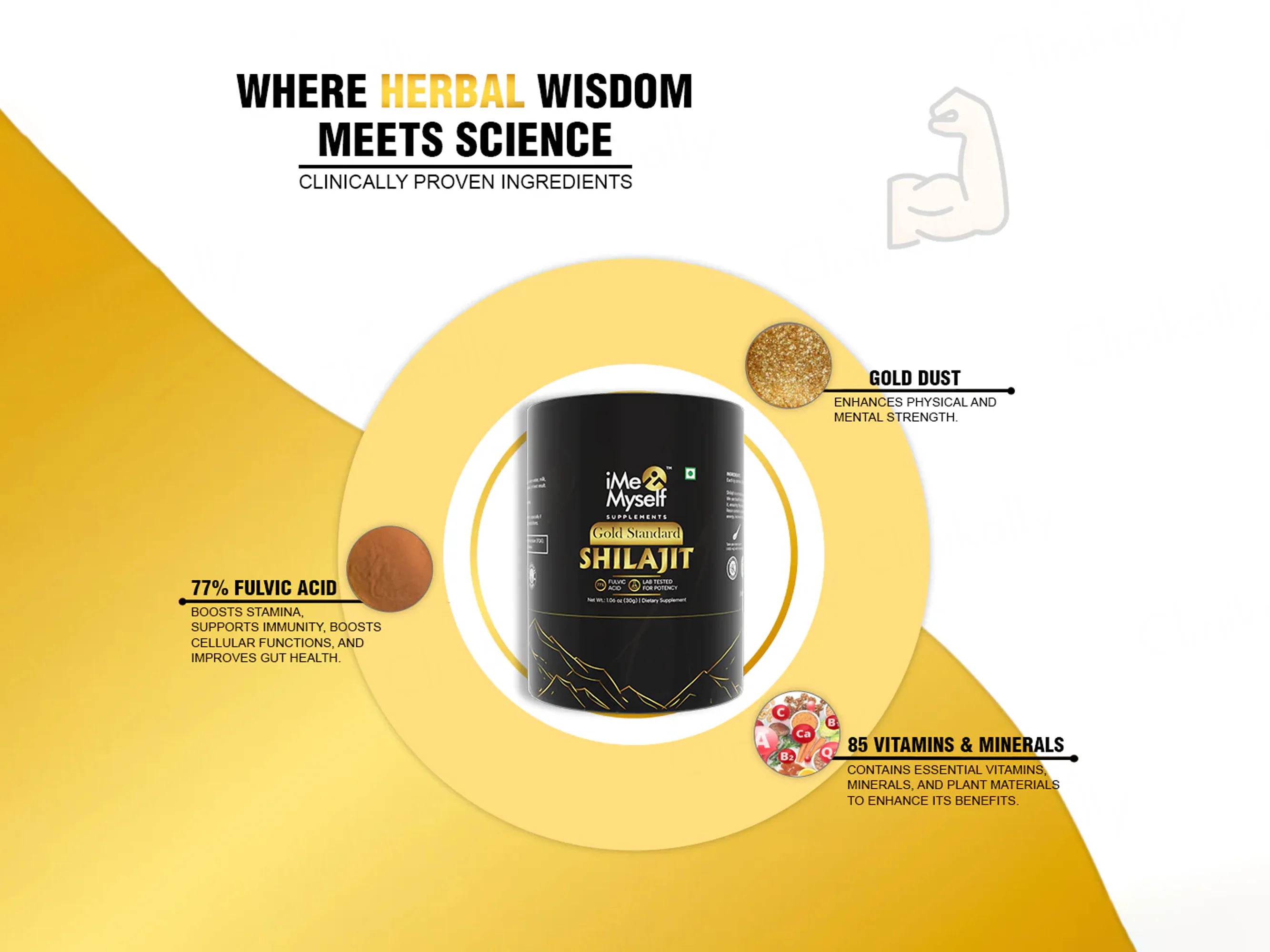 iMeMyself Gold Standard Shilajit Dietary Supplement Resin - Image 5
