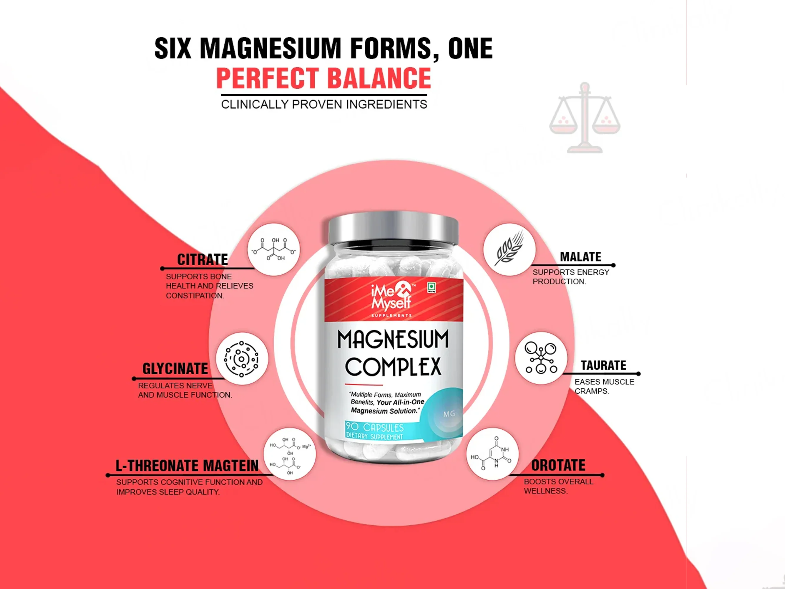 iMeMyself Magnesium Complex Dietary Supplement Vegetarian Capsule - Image 5