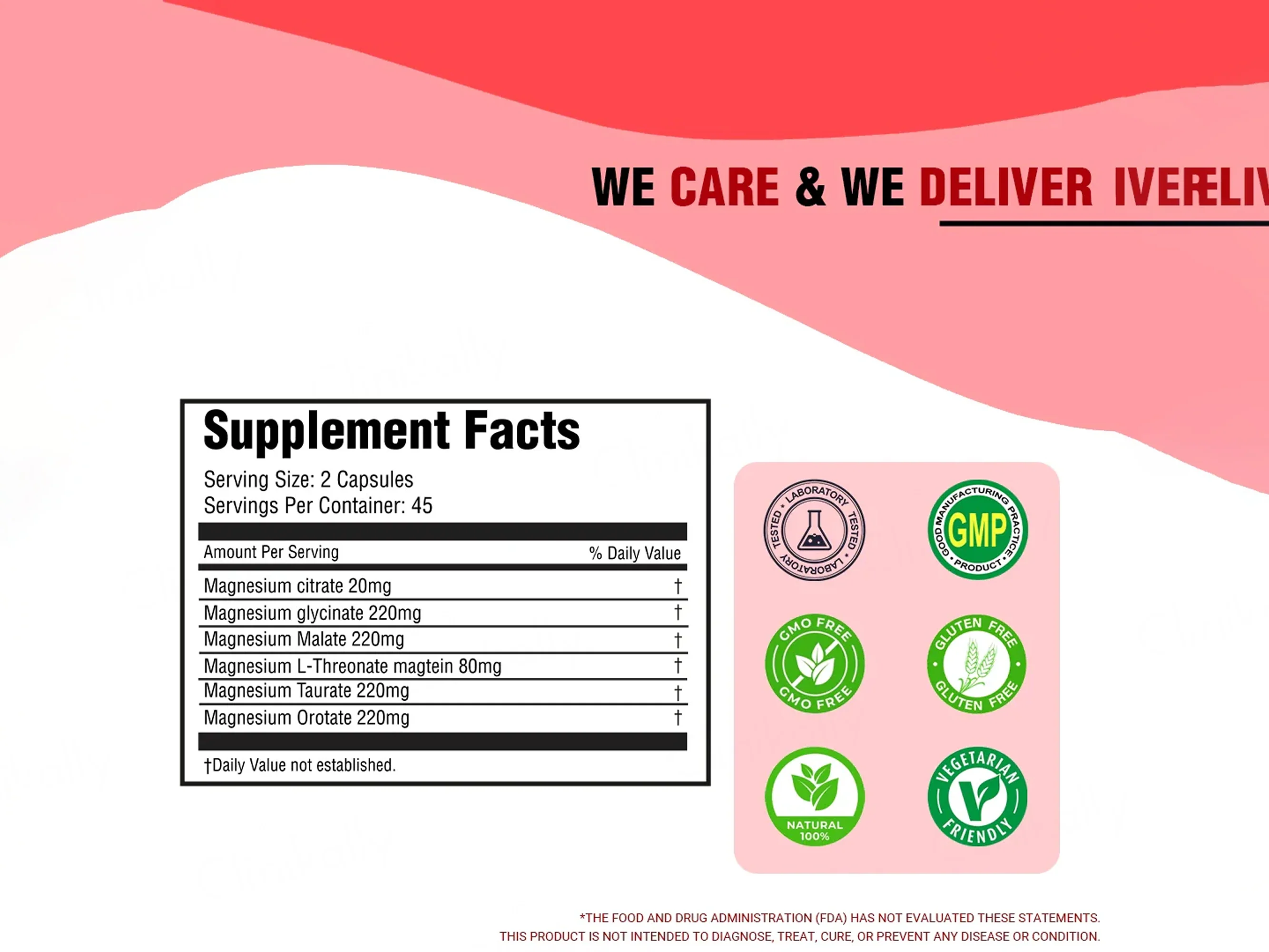 iMeMyself Magnesium Complex Dietary Supplement Vegetarian Capsule - Image 7