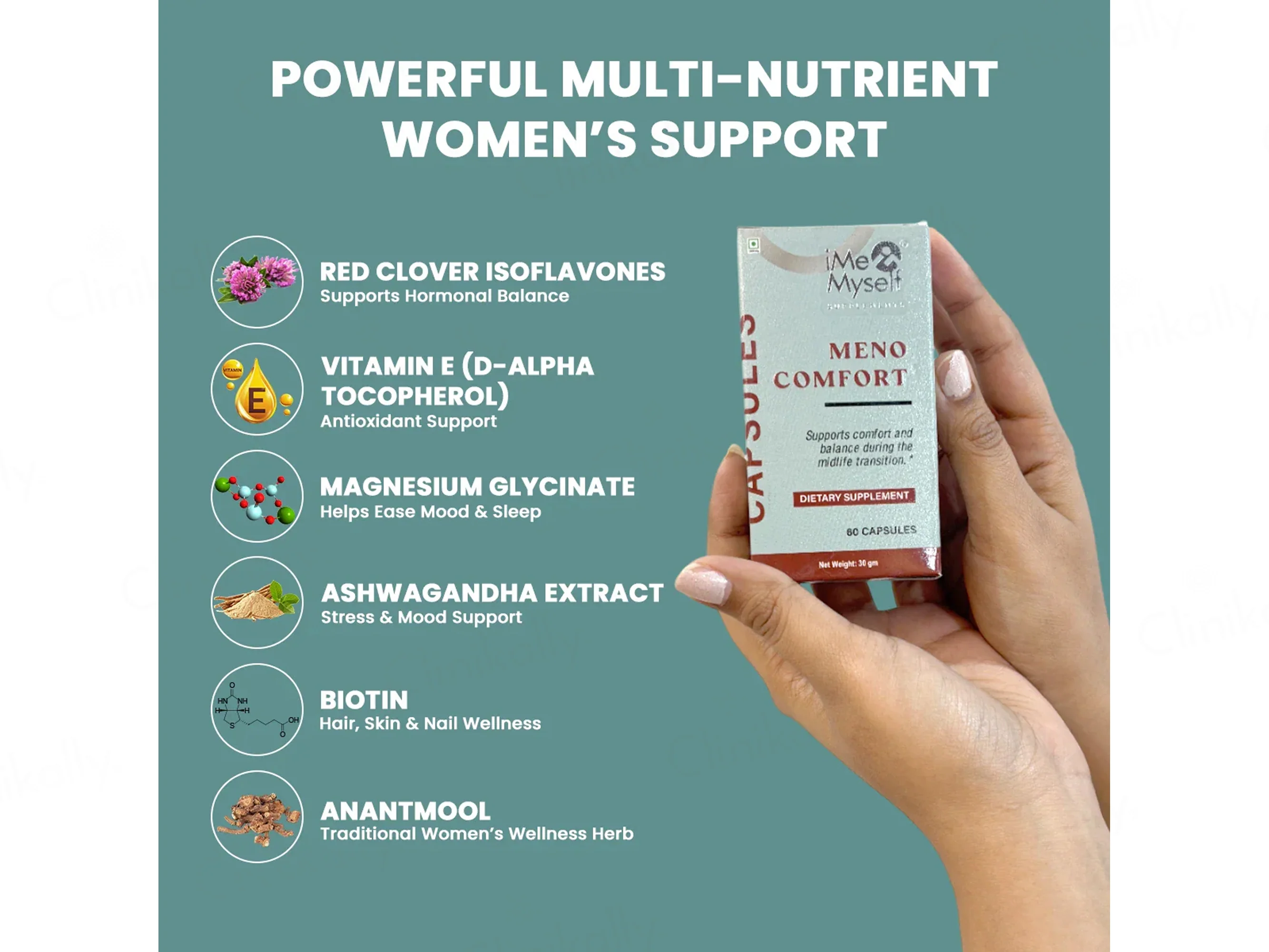 IMeMyself Meno Comfort Dietary Supplement Vegetarian Capsule - Image 7