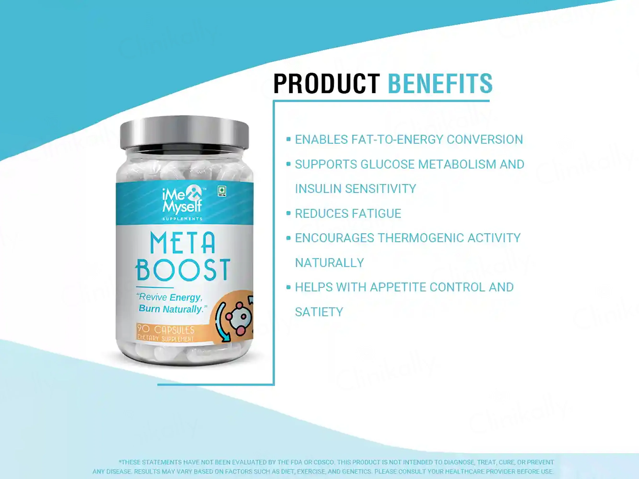 iMeMyself Meta Boost Dietary Supplement Vegetarian Capsule - Image 3