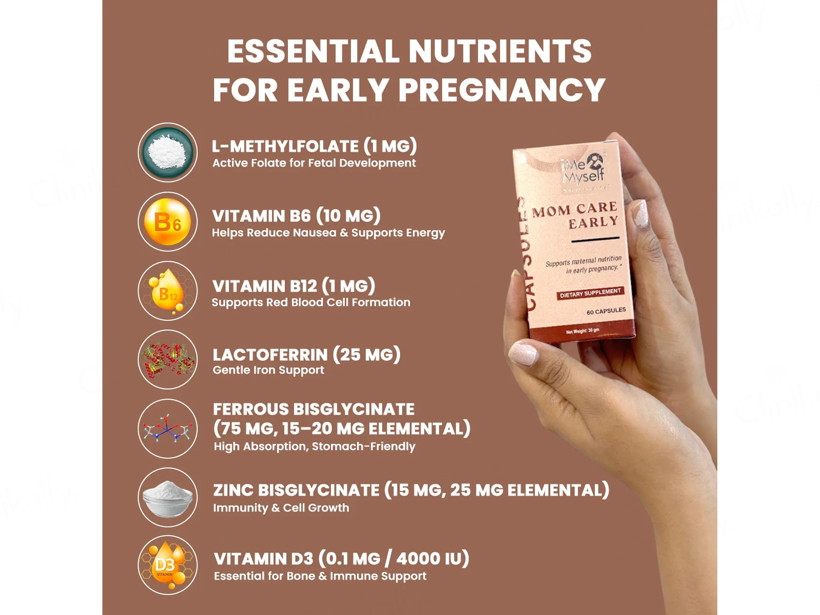 IMeMyself Mom Care Early Dietary Supplement Vegetarian Capsule - Image 7