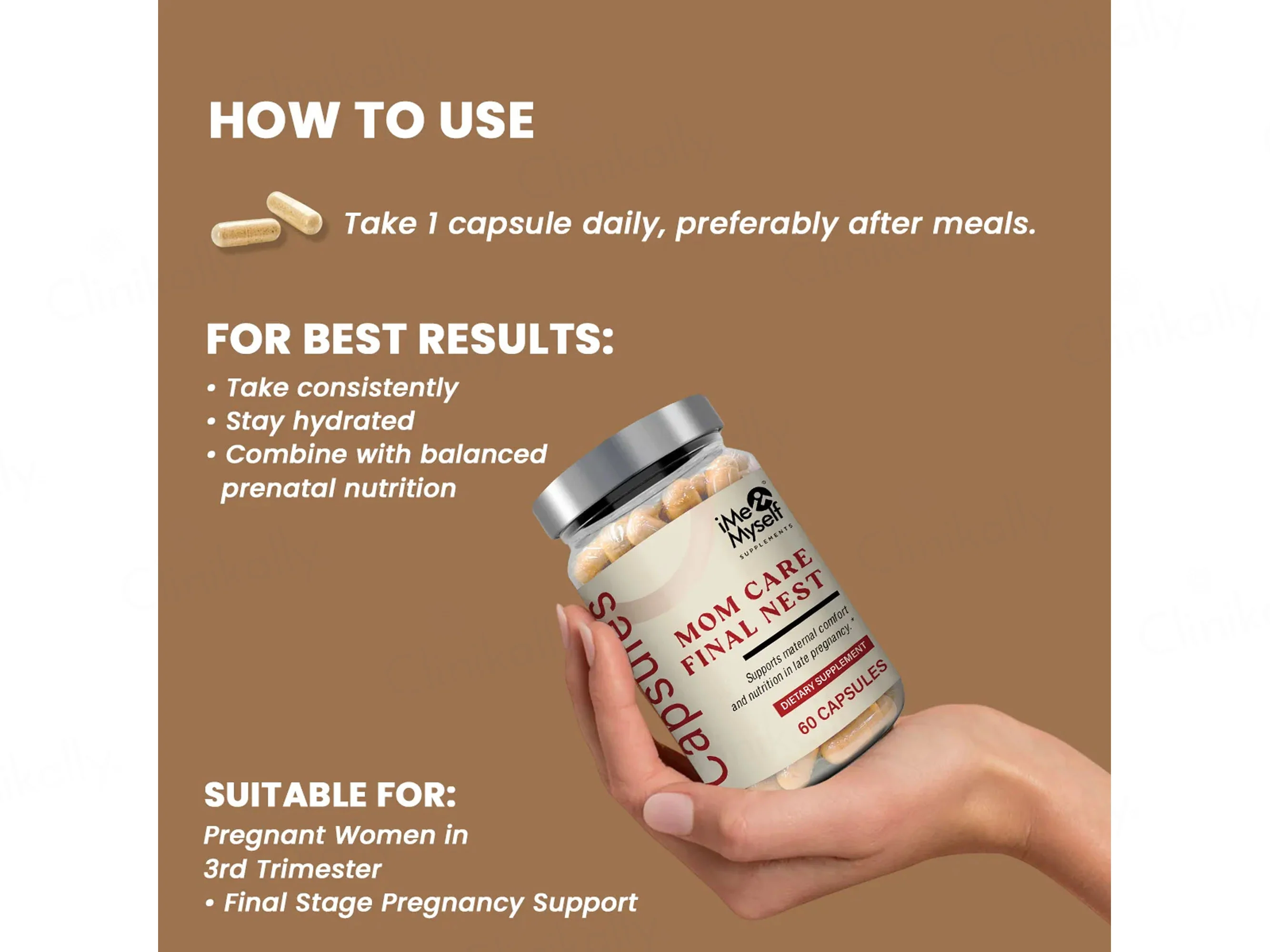 IMeMyself Mom Care Final Nest Dietary Supplement Vegetarian Capsule - Image 4