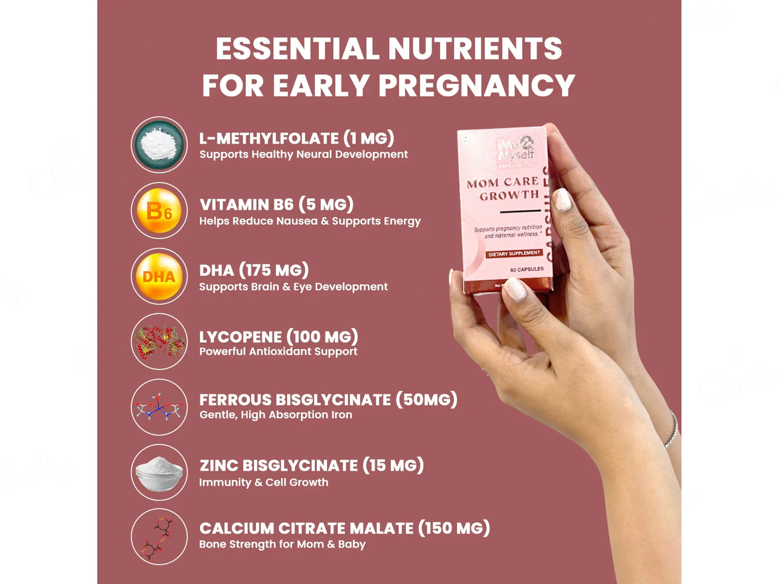 IMeMyself Mom Care Growth Dietary Supplement Vegetarian Capsule - Image 5
