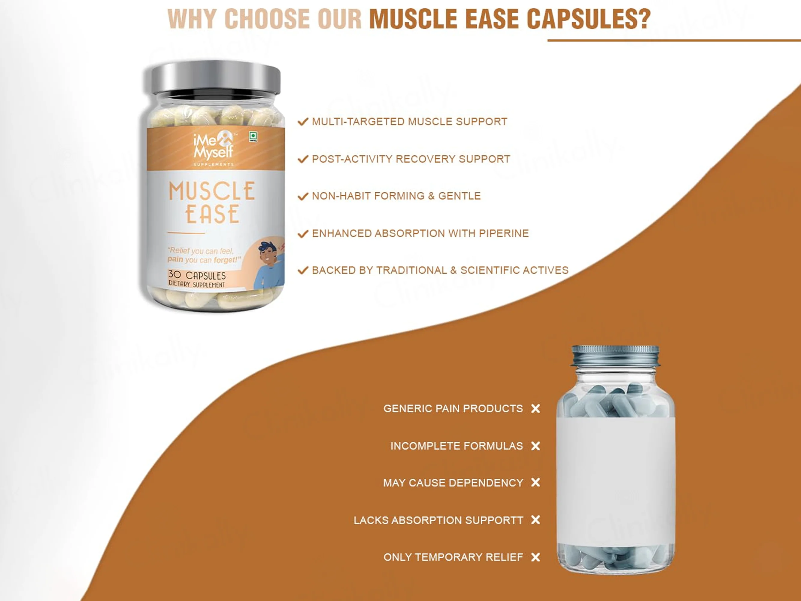 iMeMyself Muscle Ease Dietary Supplement Vegetarian Capsule - Image 6