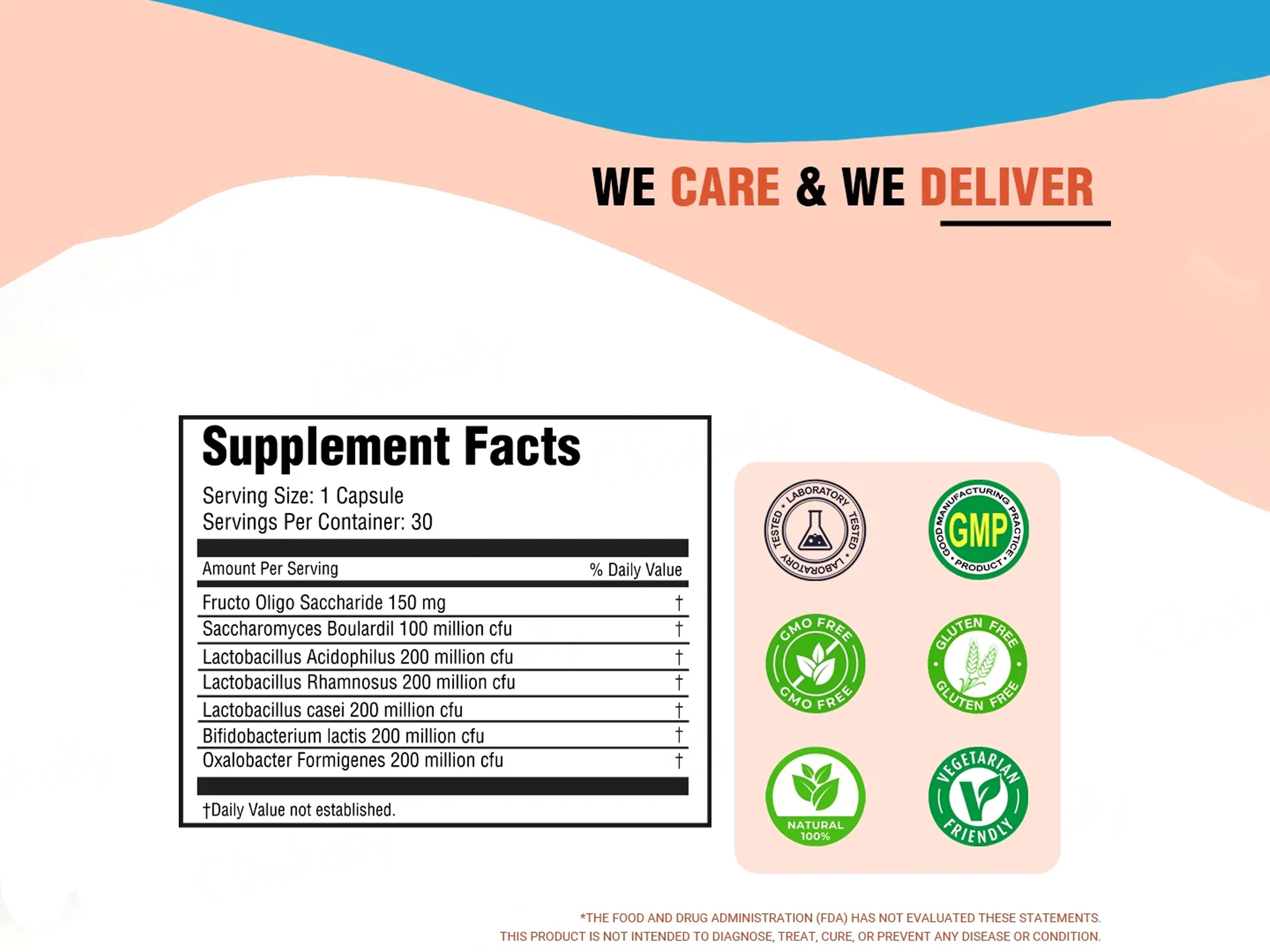 iMeMyself Prebiotic + Probiotic Dietary Supplement Vegetarian Capsule - Image 8