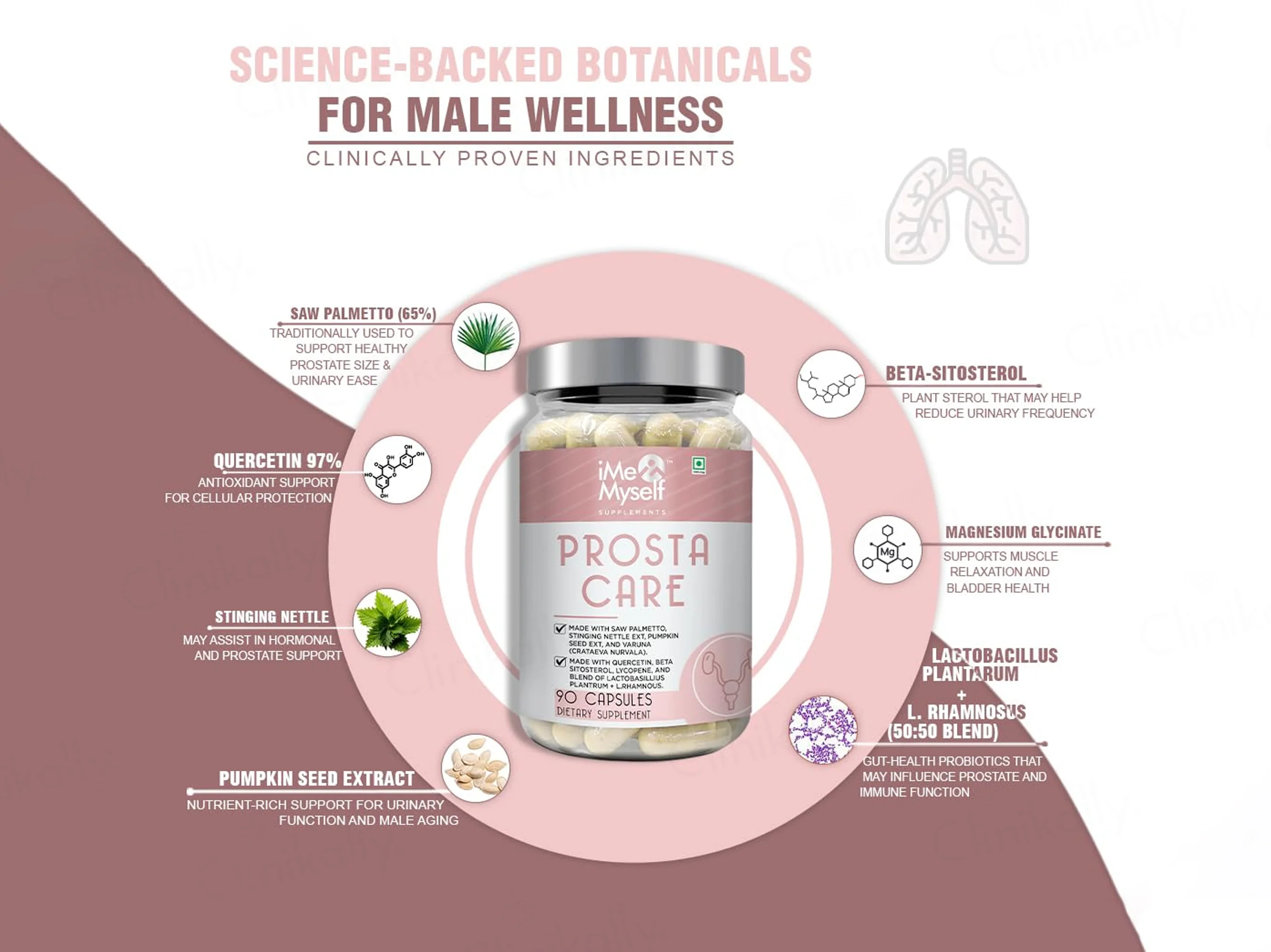 iMeMyself Prosta Care Dietary Supplement Vegetarian Capsule - Image 2