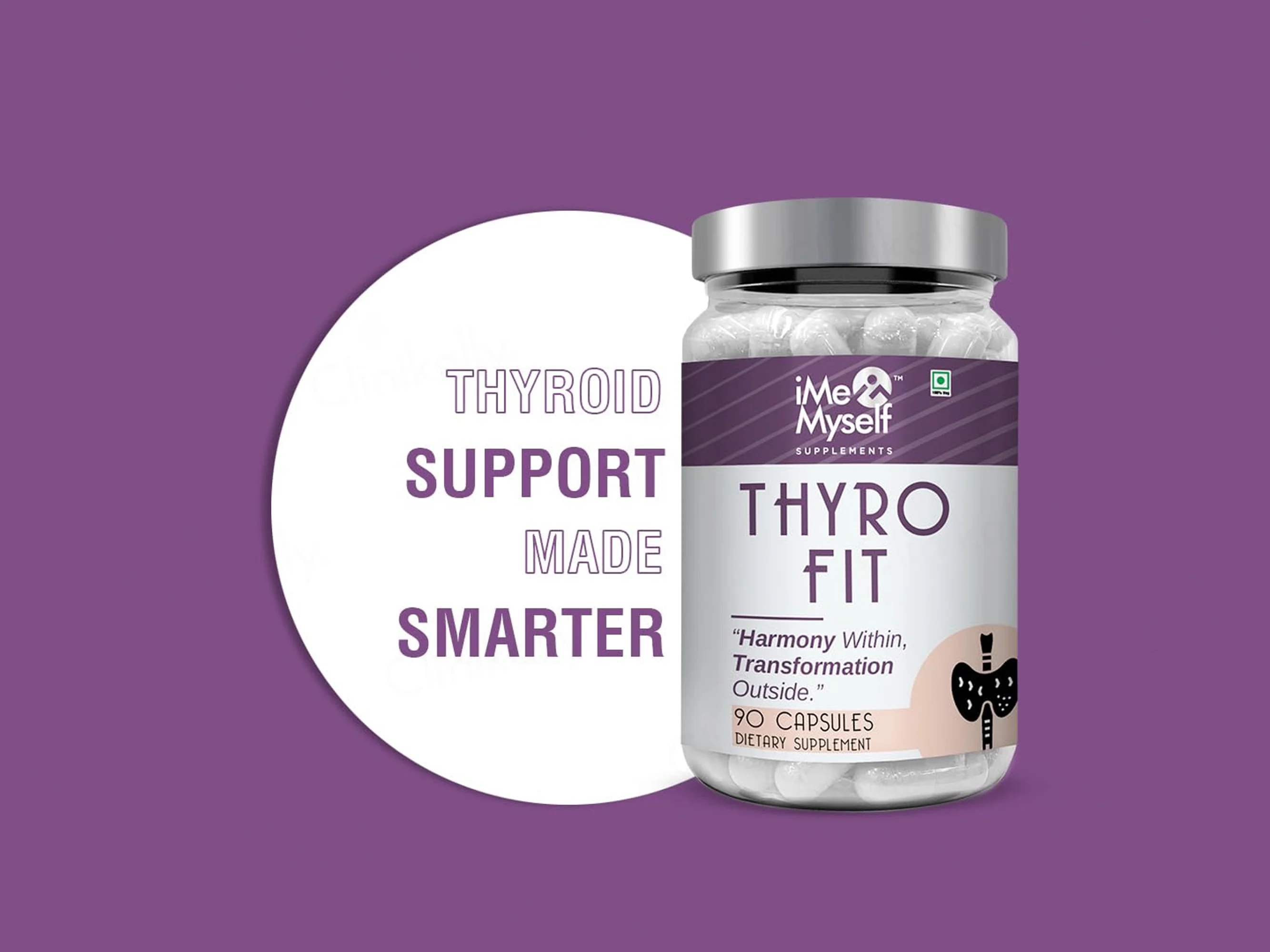 iMeMyself Thyro Fit Dietary Supplement Vegetarian Capsule - Image 5