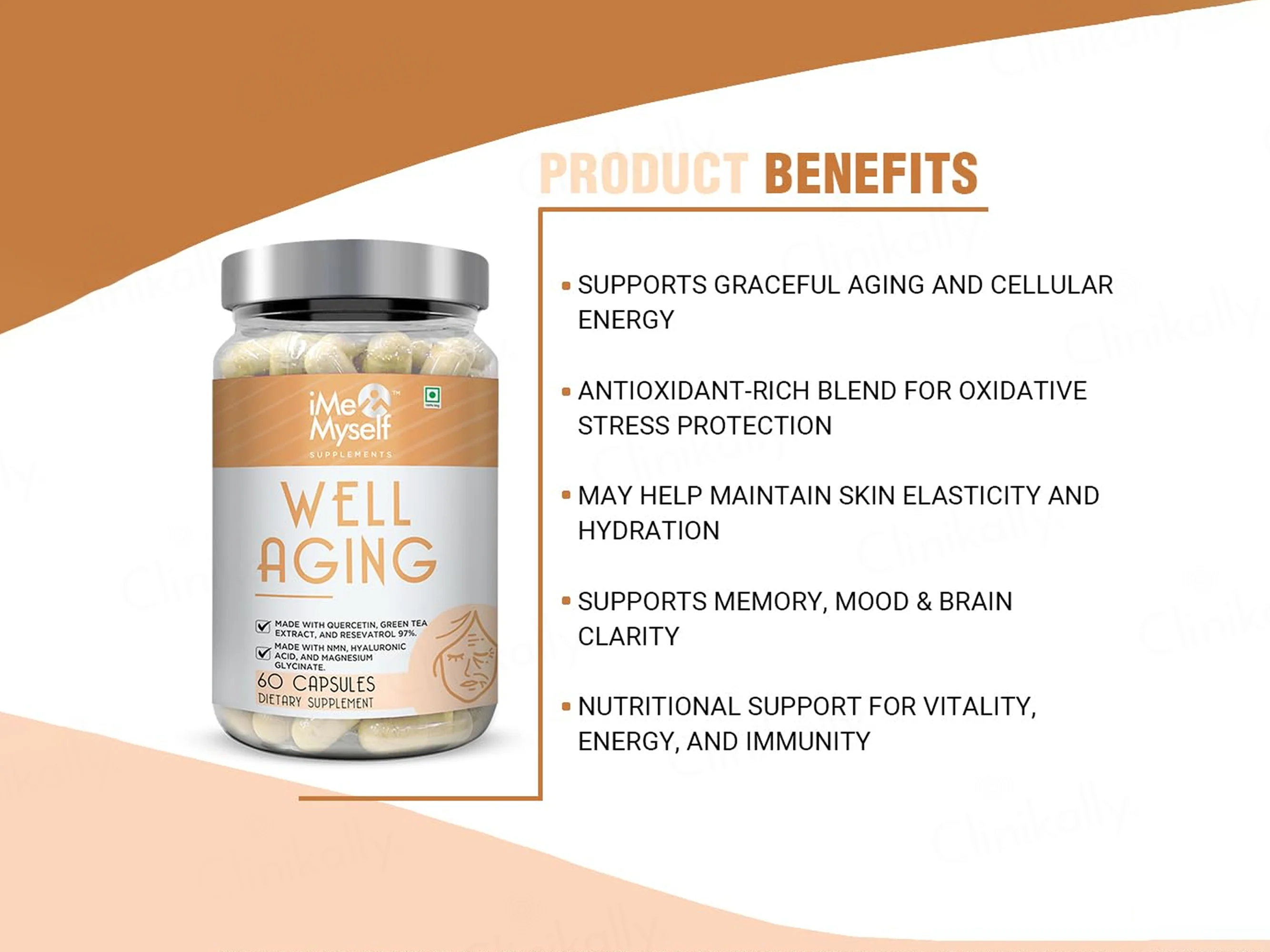 iMeMyself Well Aging Dietary Supplement Vegetarian Capsule - Image 3