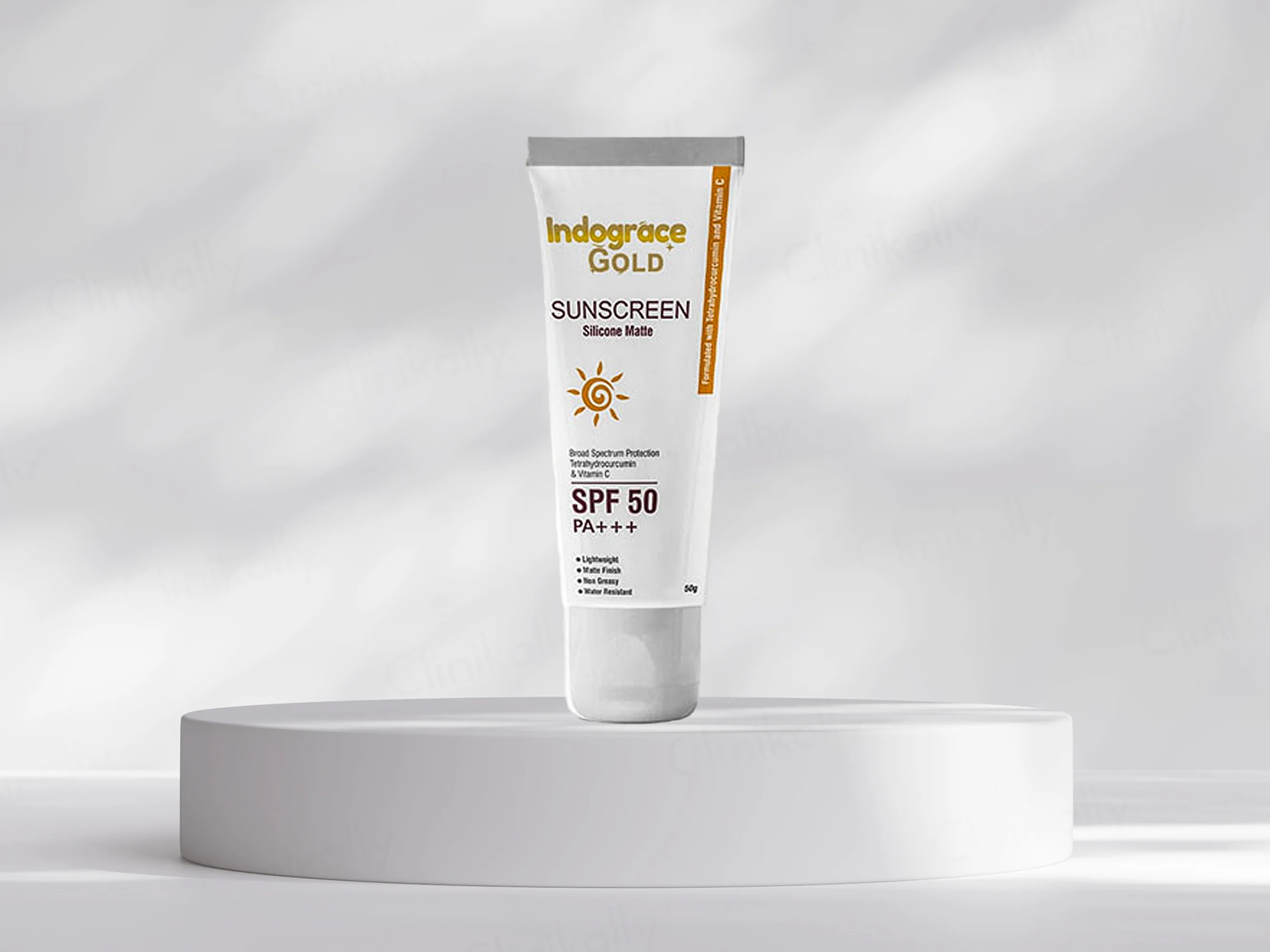 Indograce Gold Silicone Matte Sunscreen SPF 50 PA+++ - Image 3