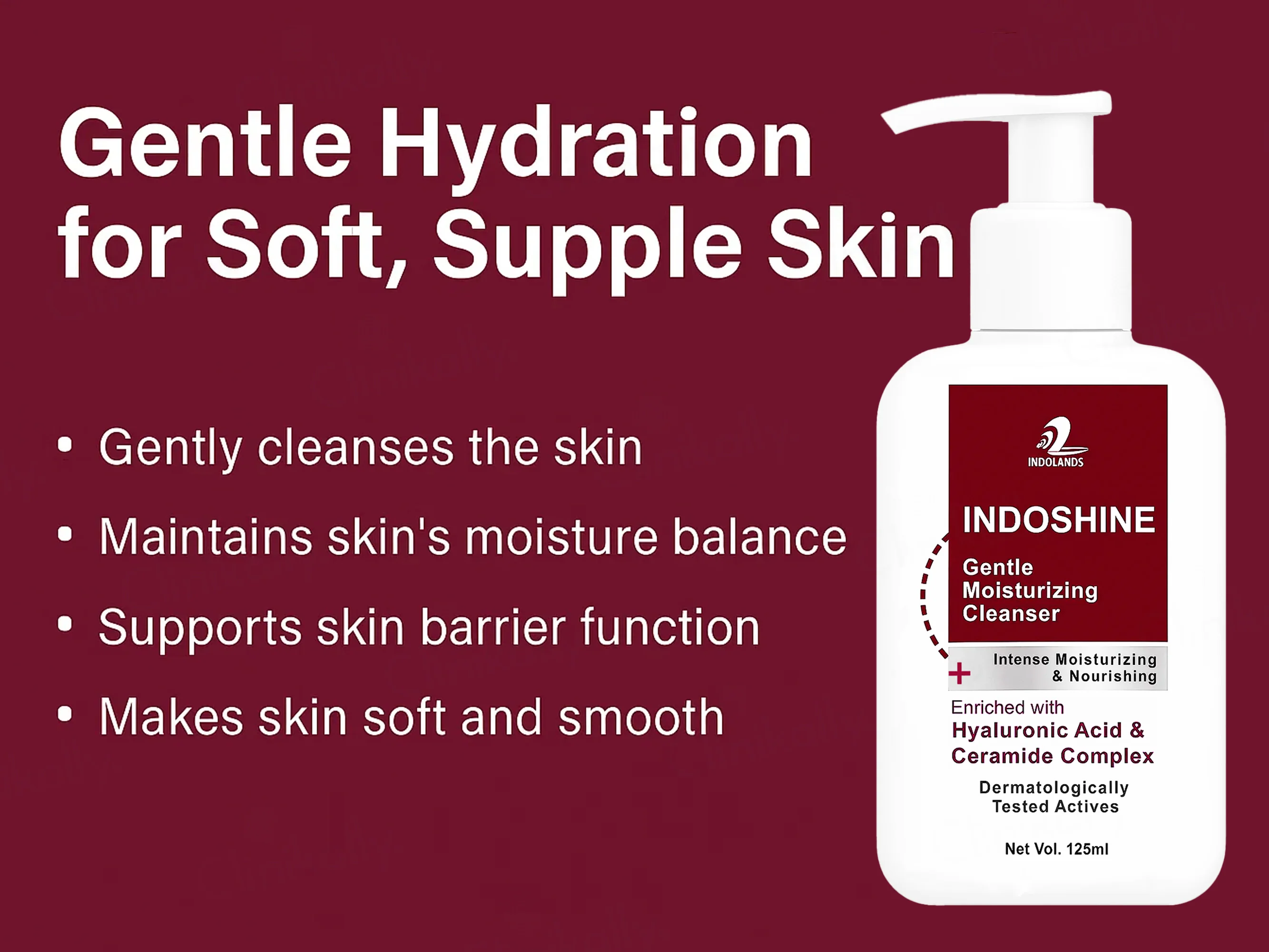 Indoshine Intense Moisturizing & Nourishing Gentle Cleanser - Image 4