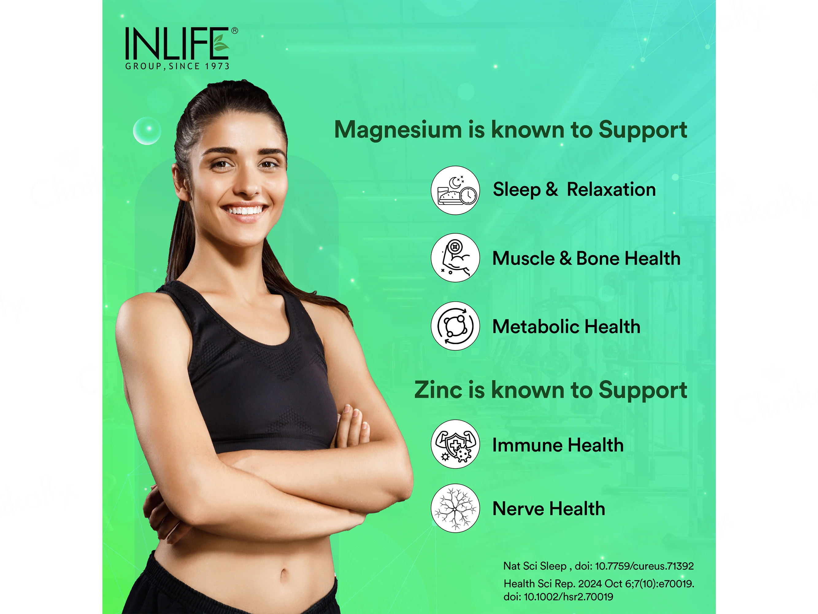 Inlife High Absorption Magnesium Glycinate 1100mg Vegetarian Capsule - Image 4